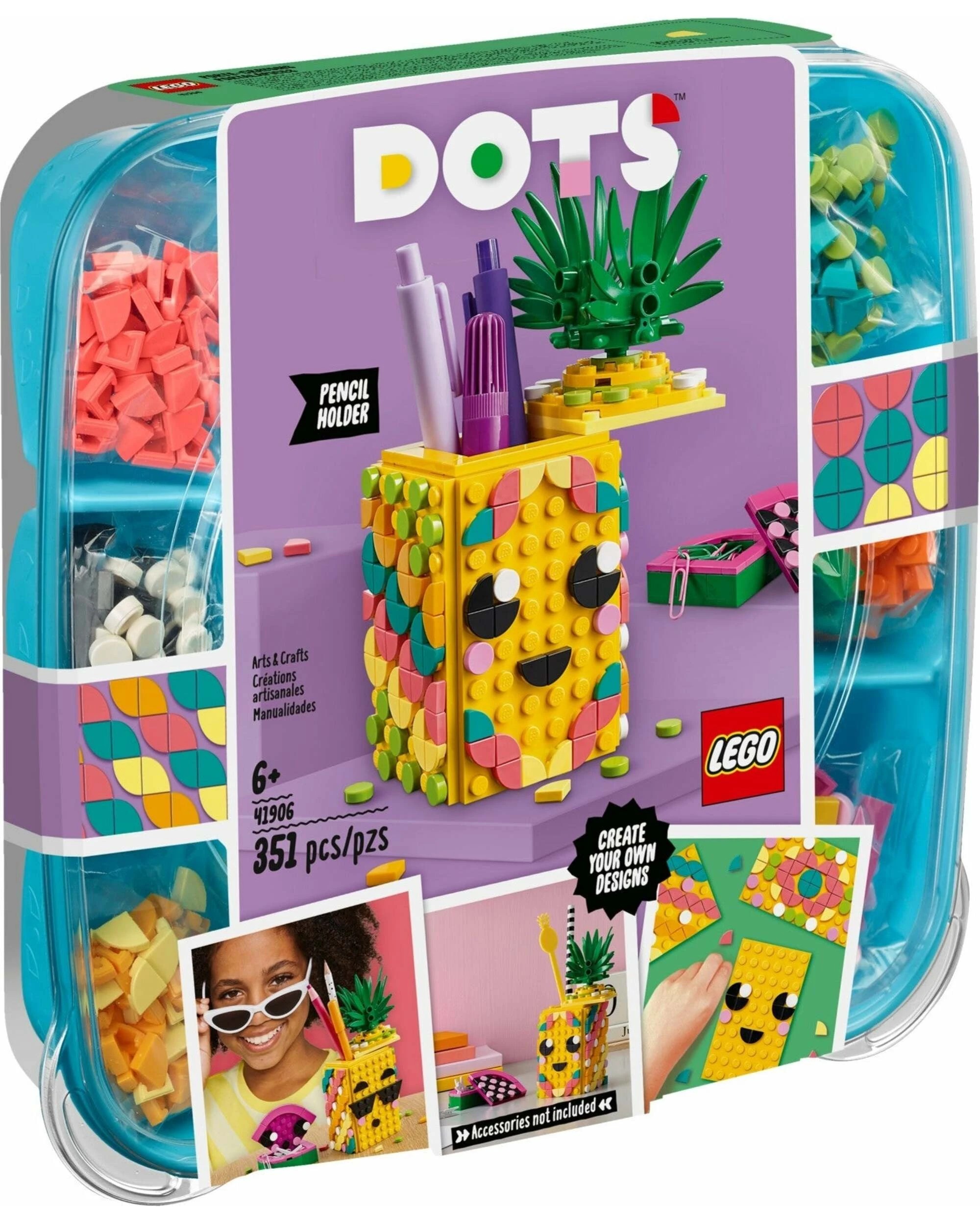 1 Lego DOTS 41906 Pineapple Pencil Holder, 1 of 3