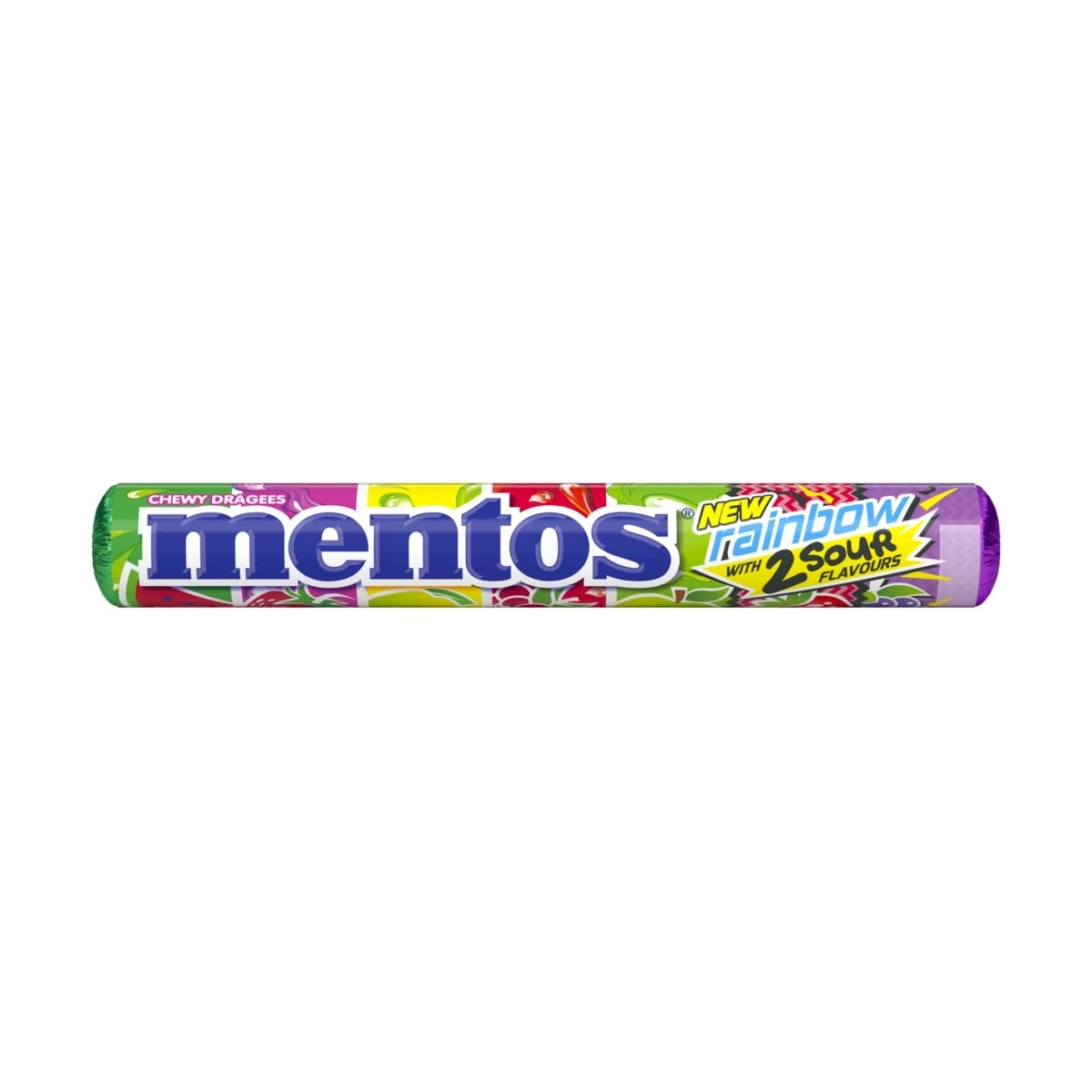 1 Mentos Candy Rainbow Roll Chewy Dragees 37.5g, 1 of 4