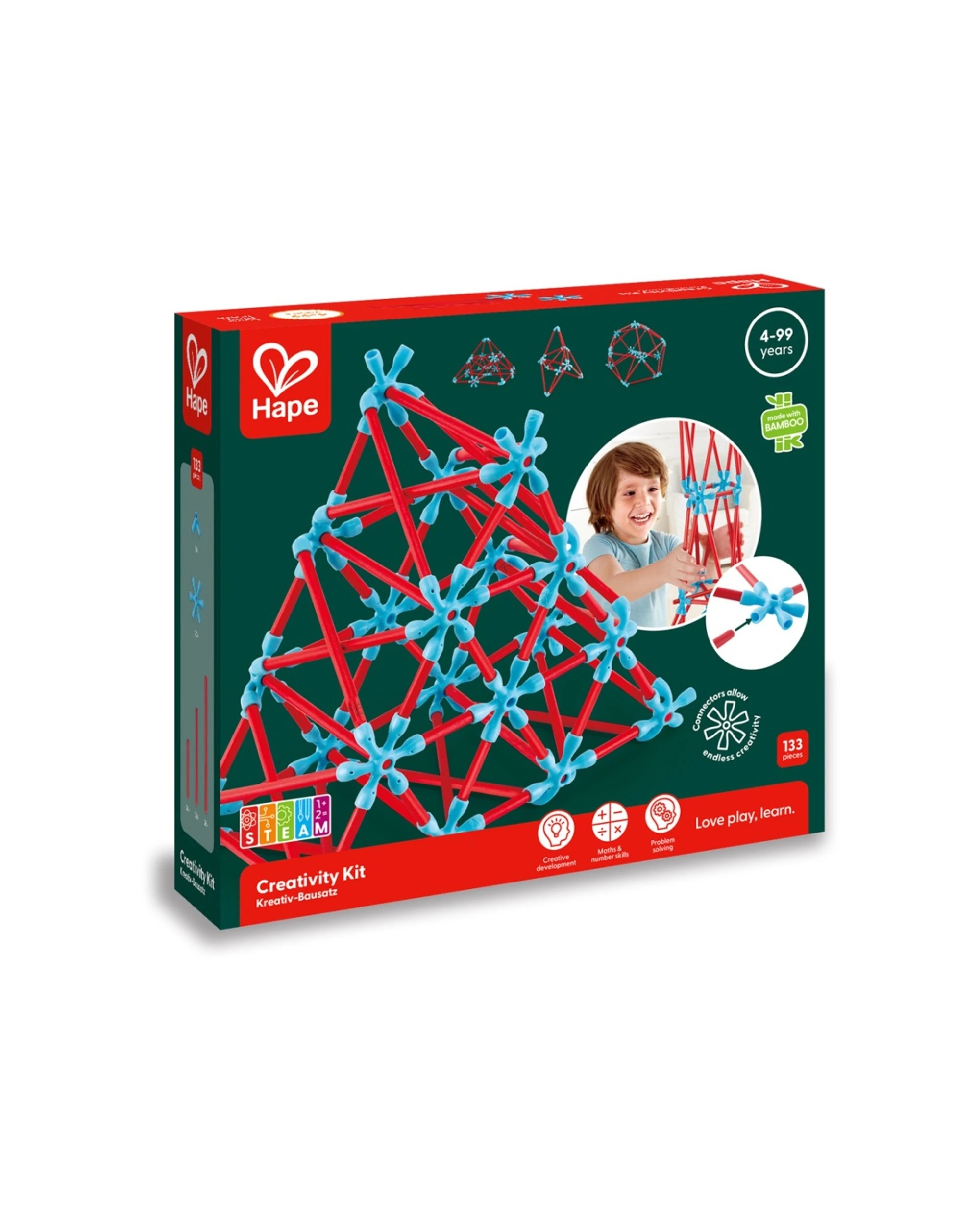 2 Hape Creativity Kit Flexistix Building Set Bamboo Sticks - Multi, 2 of 5