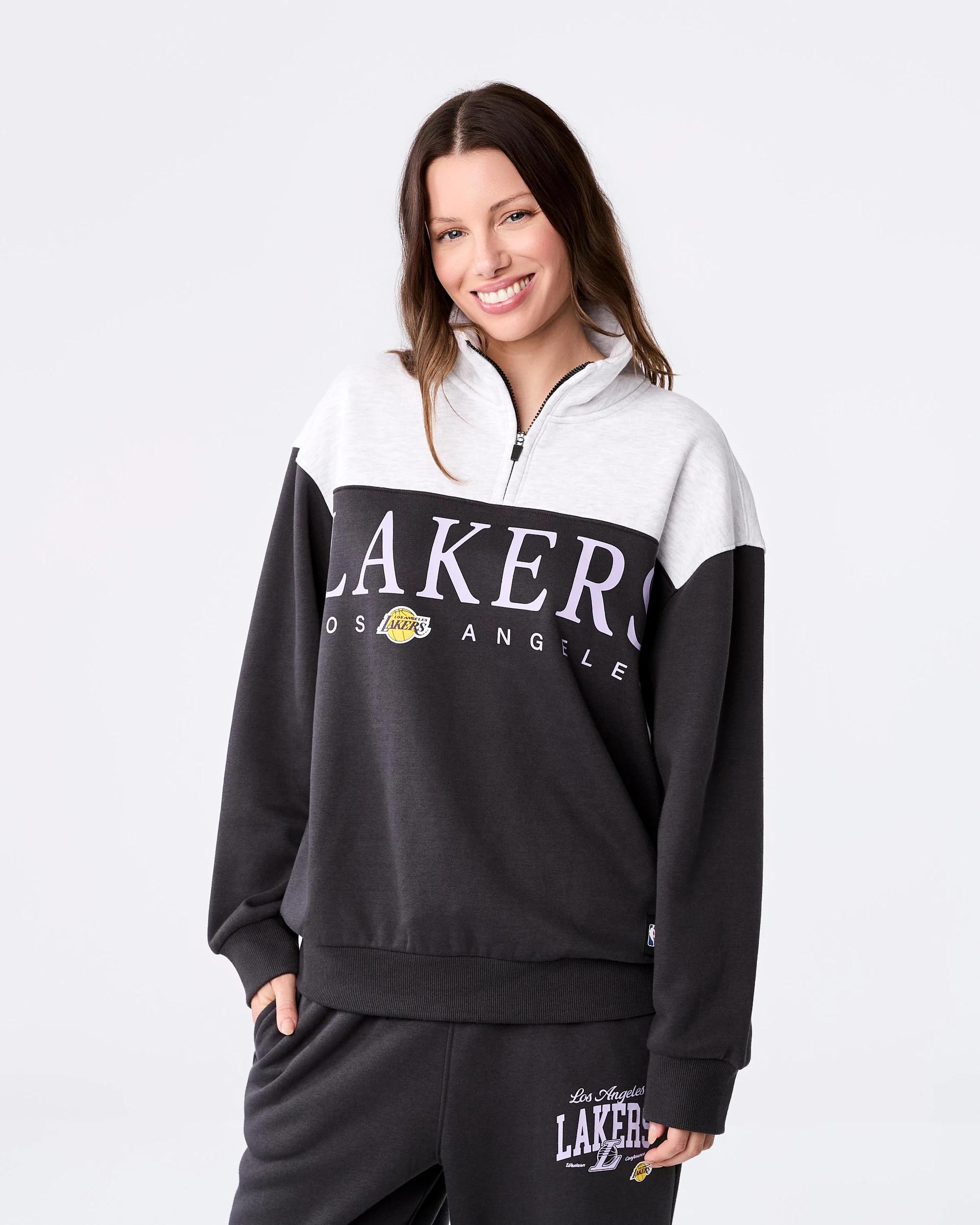 2 Official NBA Adult Lounge Quarter Zip Top Lkrs 7d6u, 2 of 5