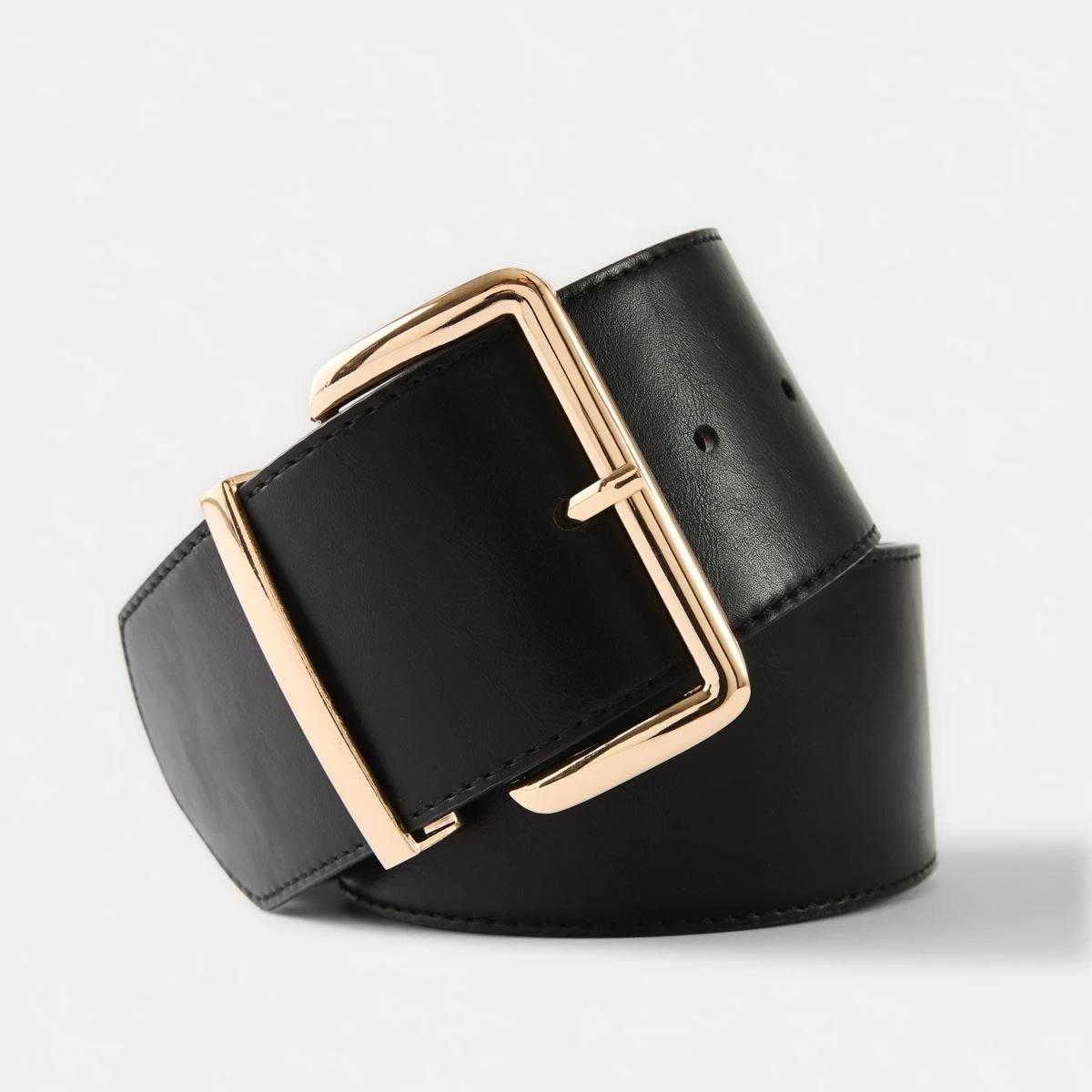 1 Wide Waist Belt BLACK, 1 of 4