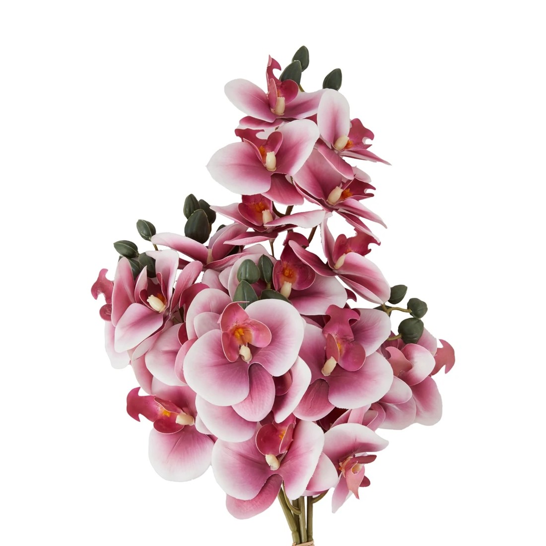 3 Artificial Pink Orchid Bunch, 3 of 4
