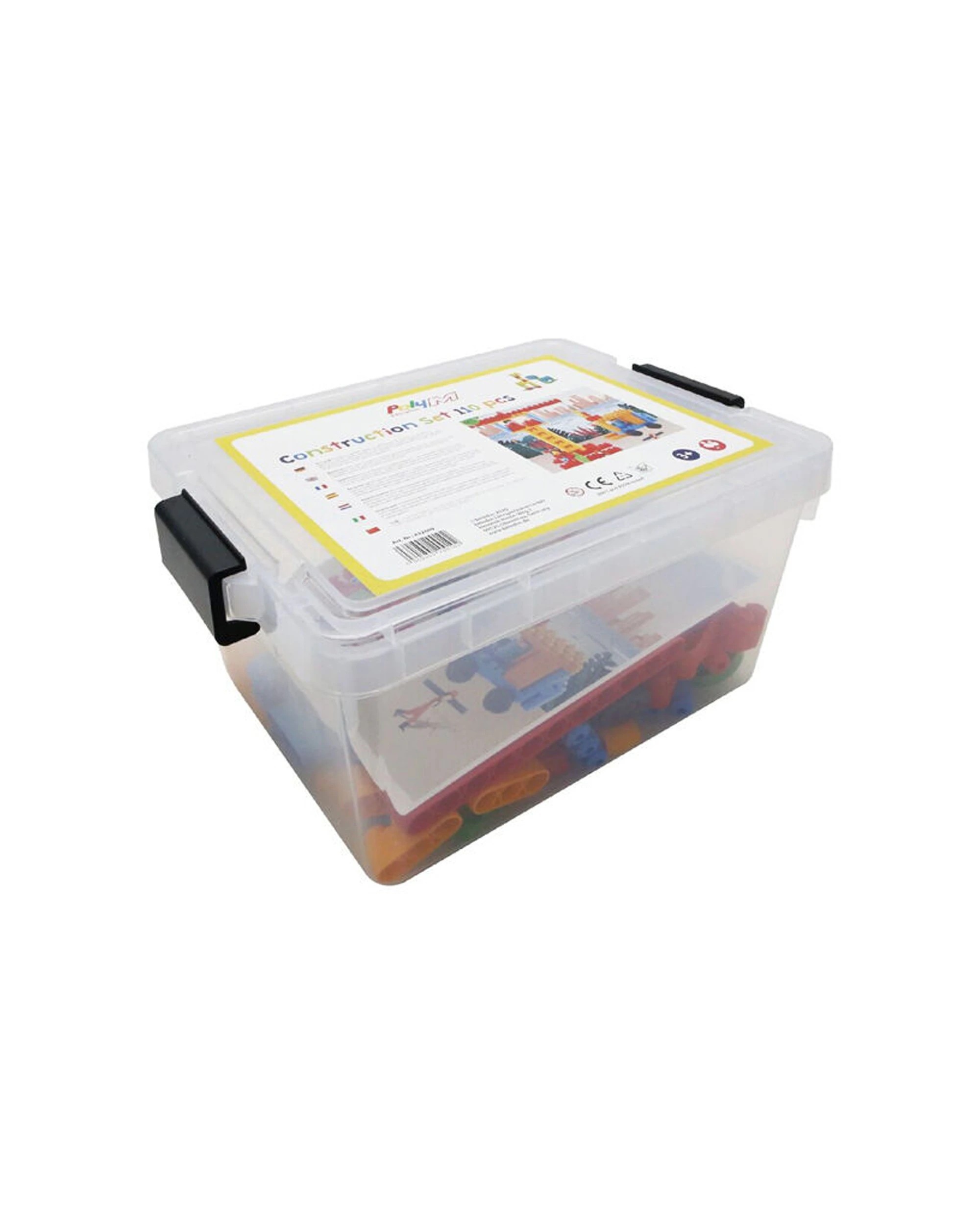 2 POLY M Engineering Build And Play Block Set 110Pc Building Toy Age 3 Up - Multi, 2 of 3