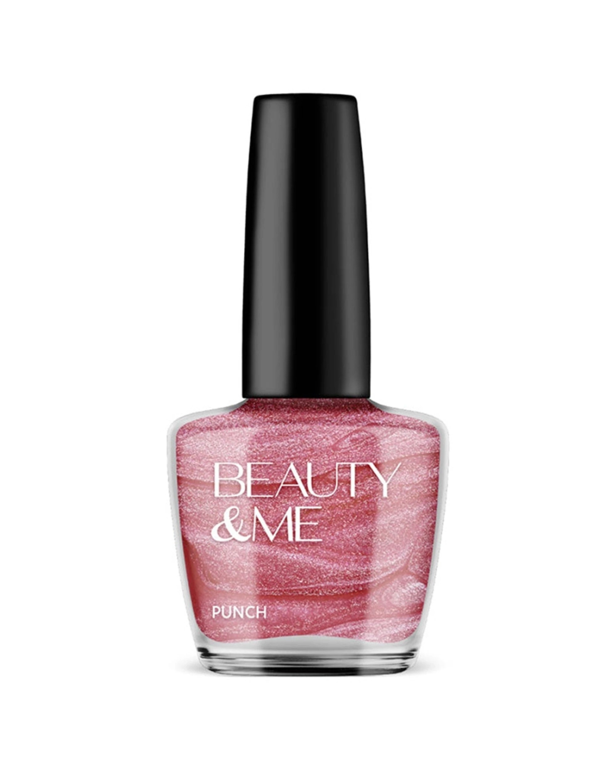 1 Beauty & Me Nail Polish 12ml - 706 'Punch' Two Tone Metallic Light - Pink, 1 of 1
