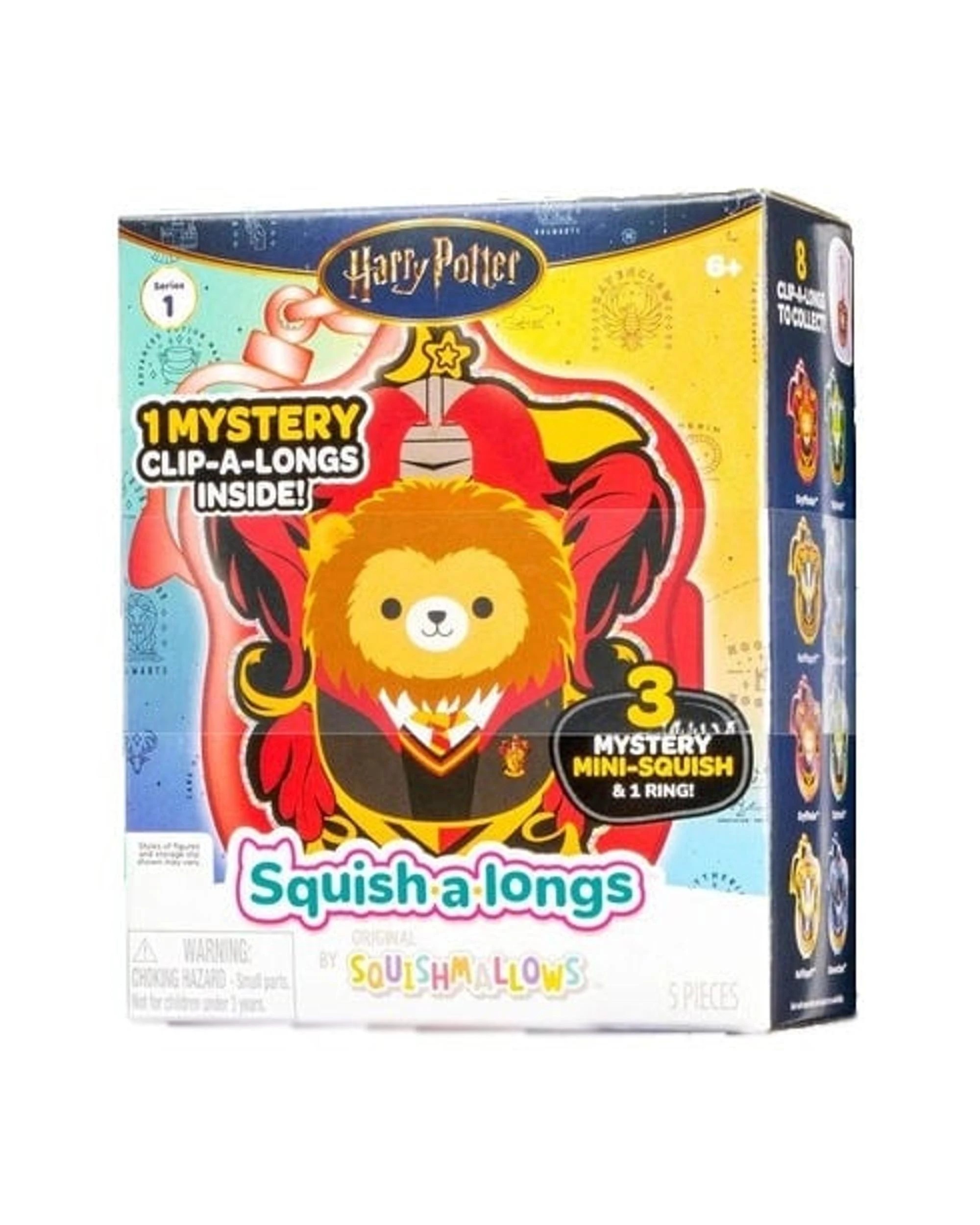 1 Squishmallows Squish-A-Longs Clip-A-Longs Harry Potter Mystery Mini-Squish Series 1 Blind Box, 1 of 8