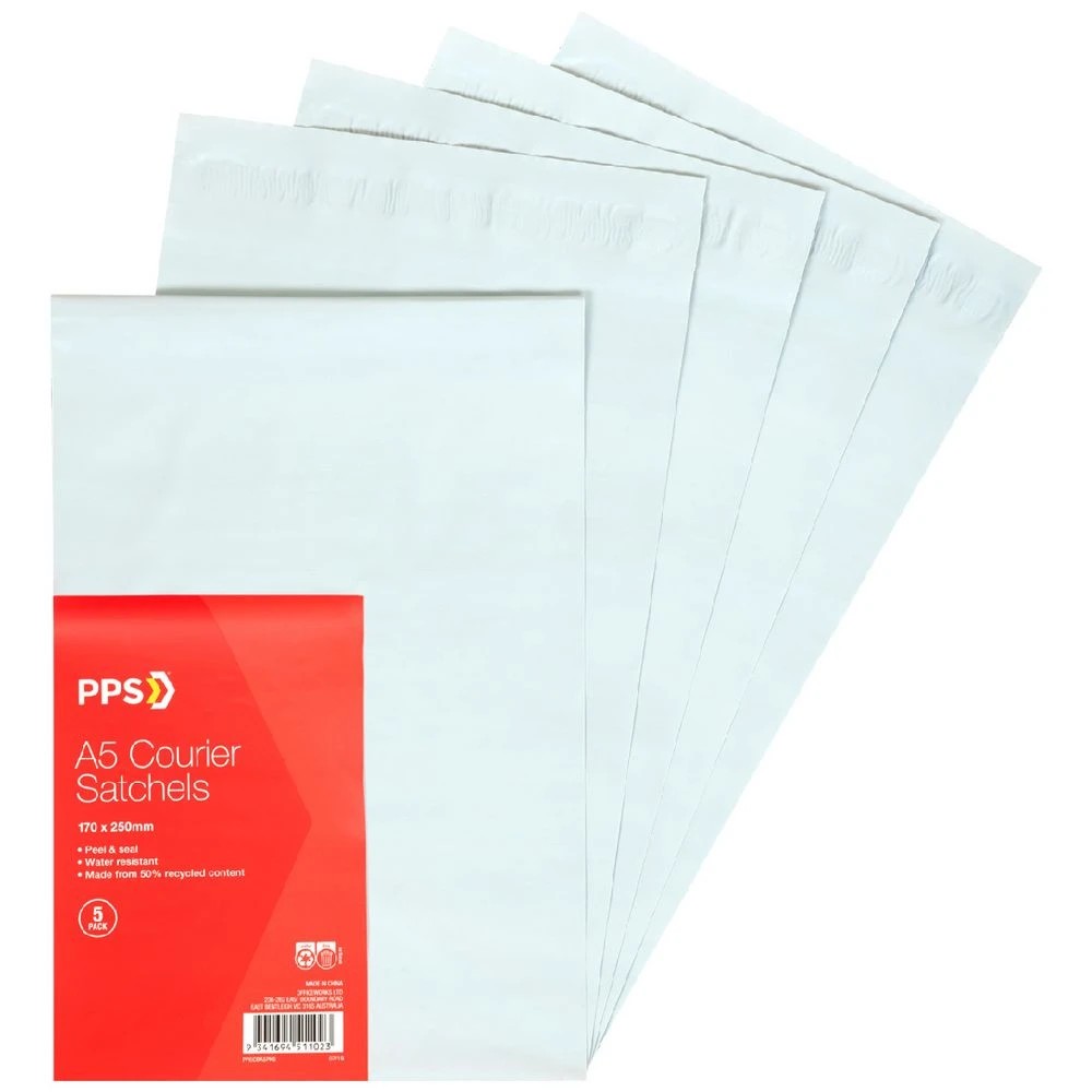 1 PPS Courier Bag A5 170 x 250mm 50 Pack, 1 of 1