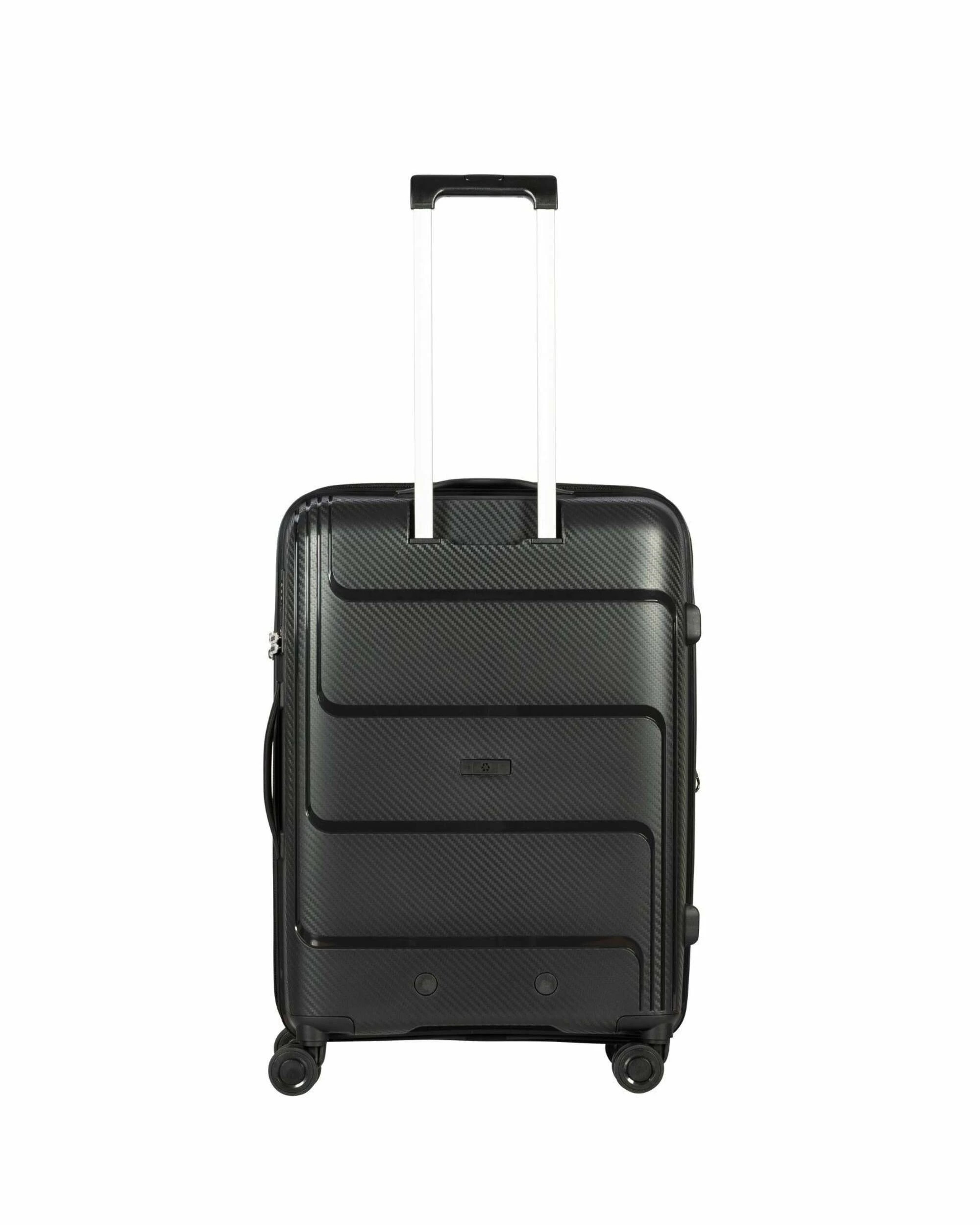 2 Delphin Verona Hardside 2-Piece Spinner Luggage Set - Large and Medium - Black, 2 of 4