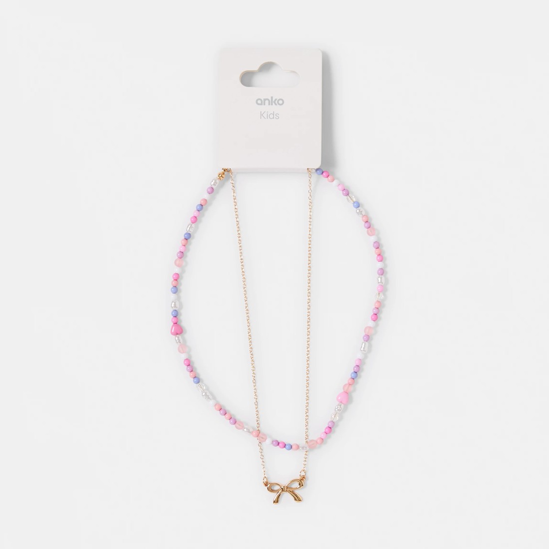 3 2 Pack Bow Necklace Set, 3 of 3