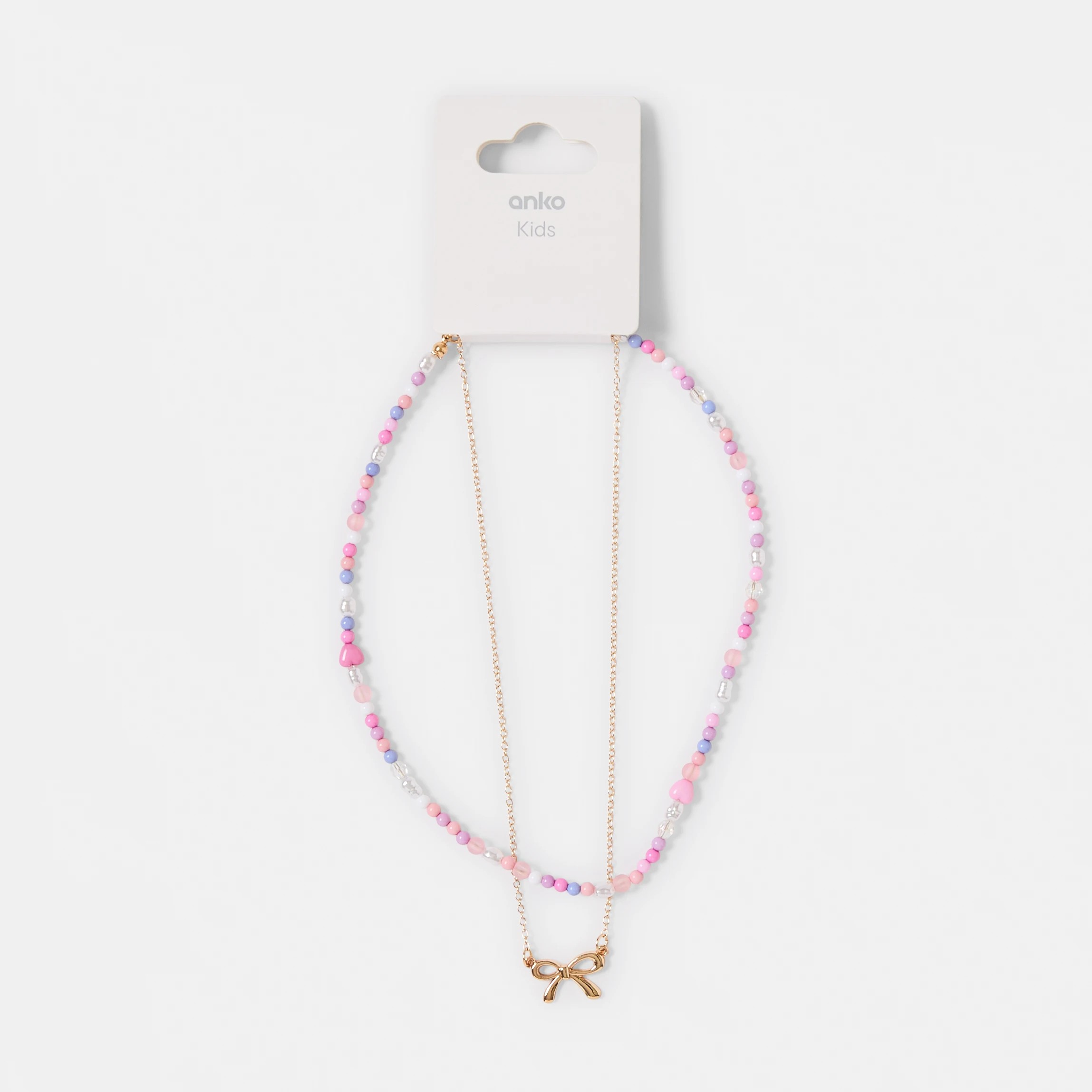 3 2 Pack Bow Necklace Set, 3 of 3