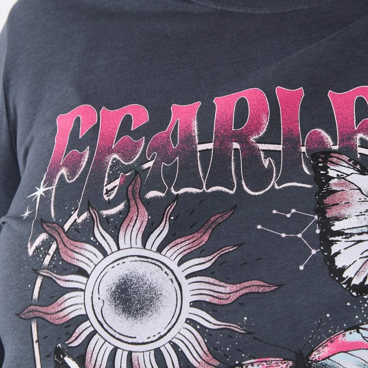 6 Curve Long Sleeve Printed T-shirt Dreamer, 6 of 6
