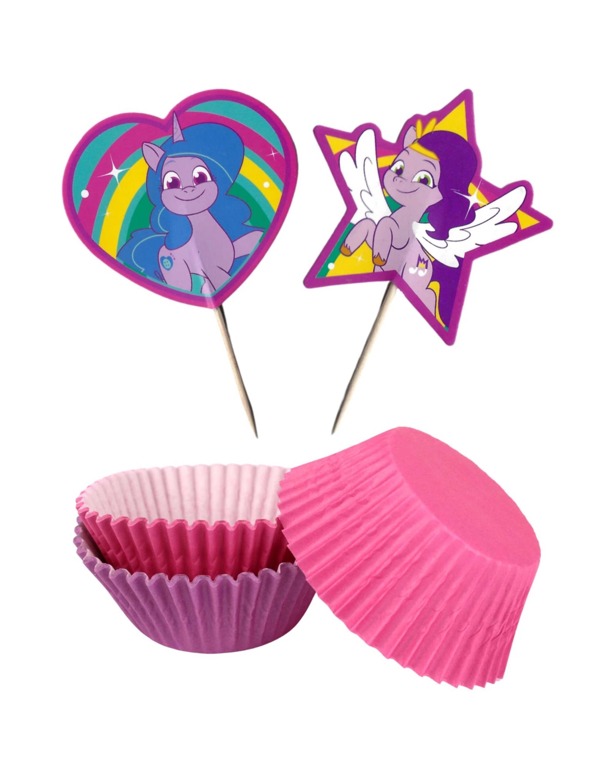1 Anagram My Little Pony Tell Your Tale Cupcake Decorating Kit Pack of 24 - Multi, 1 of 4