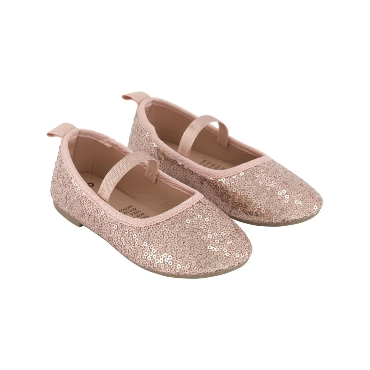 4 Junior Sequin Flats ROSEGOLD SEQUIN, 4 of 5