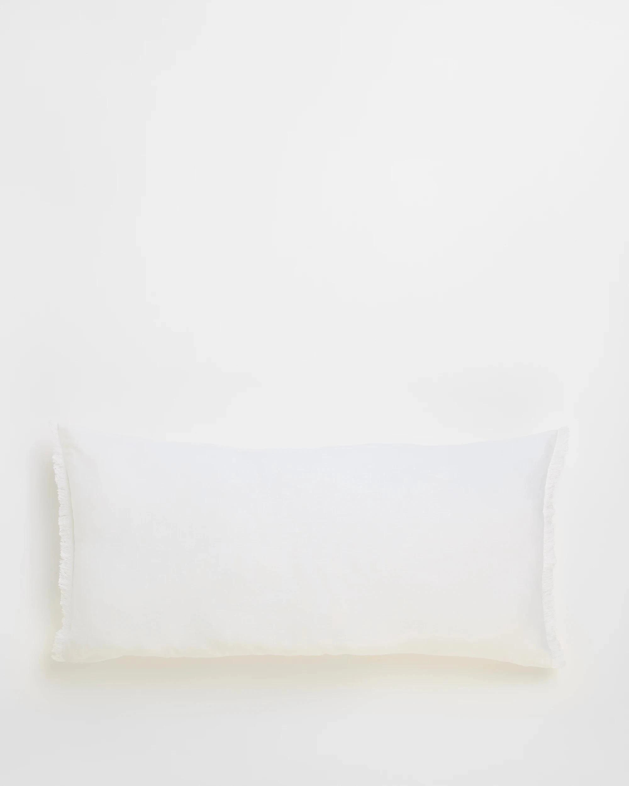 1 Target Laynie Linen/Cotton Breakfast Cushion - White, 1 of 2