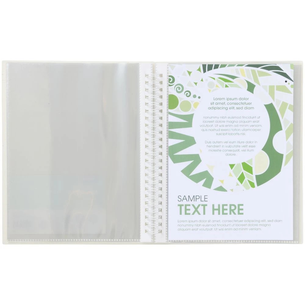 3 J.Burrows A5 Display Book 20 Pockets Clear, 3 of 3