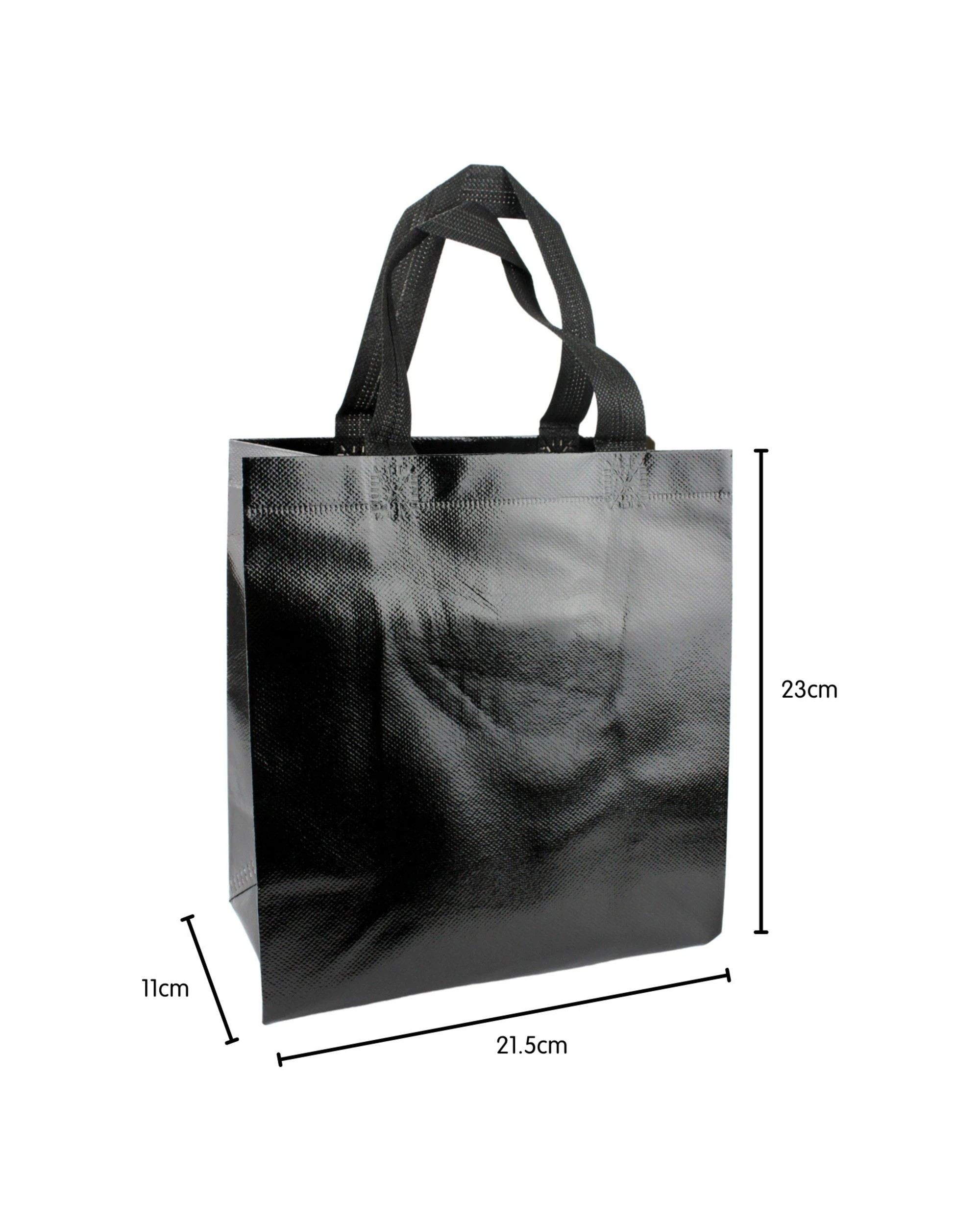 2 Party Maker Party Tote Bags Pack of 12 - Black, 2 of 3