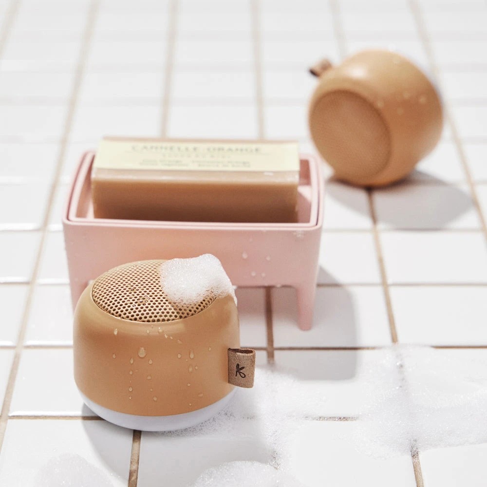 3 Kreafunk Alight Bluetooth Speaker Waffle - Orange, 3 of 4