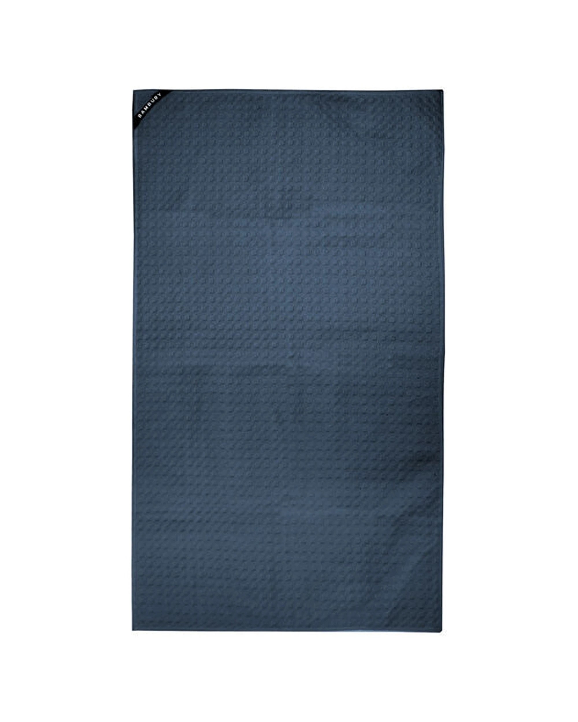 1 Bambury Matrix Microfibre Waffle Gym Towel Quick Dry 40x70cm Lightweight - Blue, 1 of 2