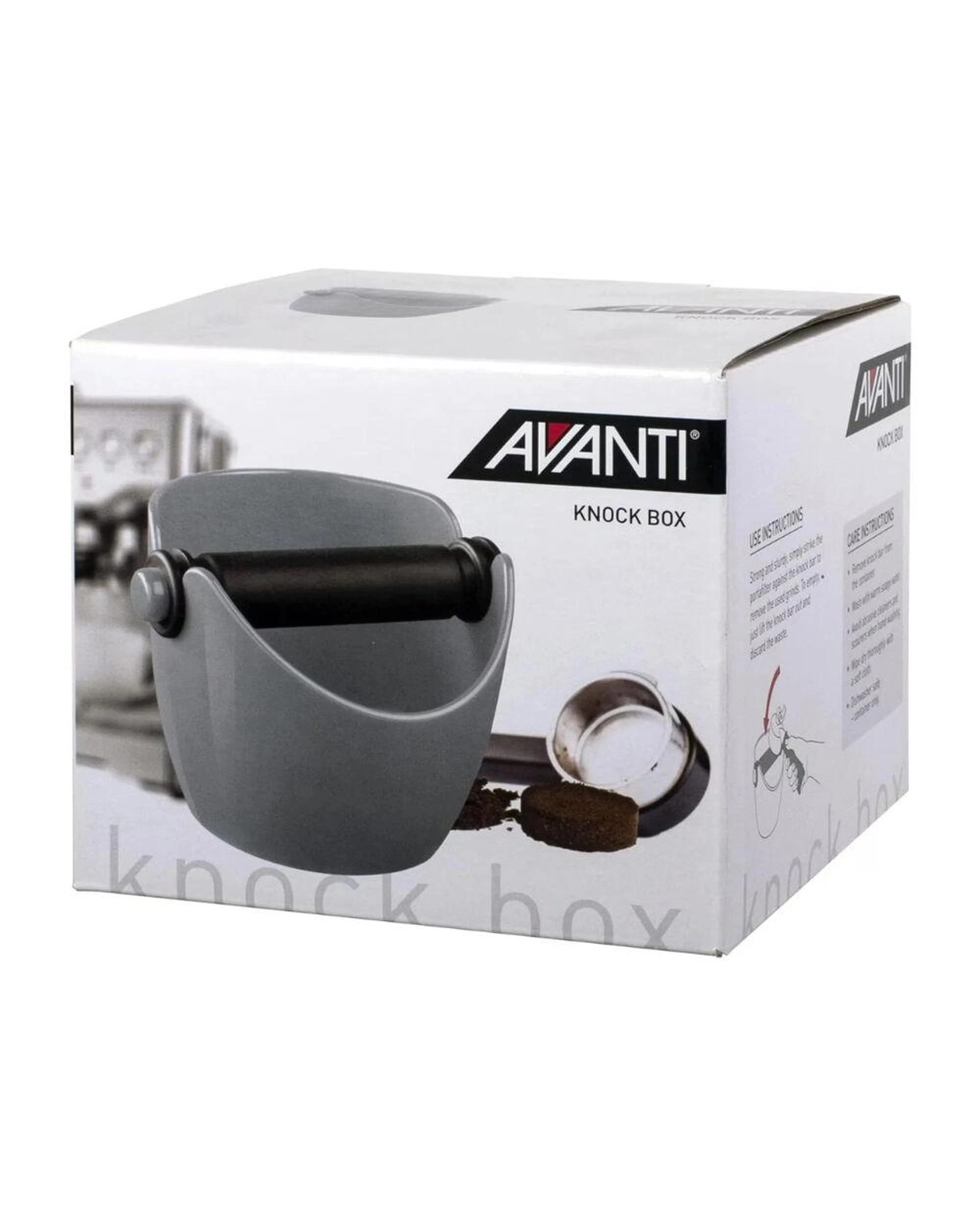 2 Avanti Coffee Knock Box Espresso Grinds Waste Tamper Bin Grey  Set of 2, 2 of 2