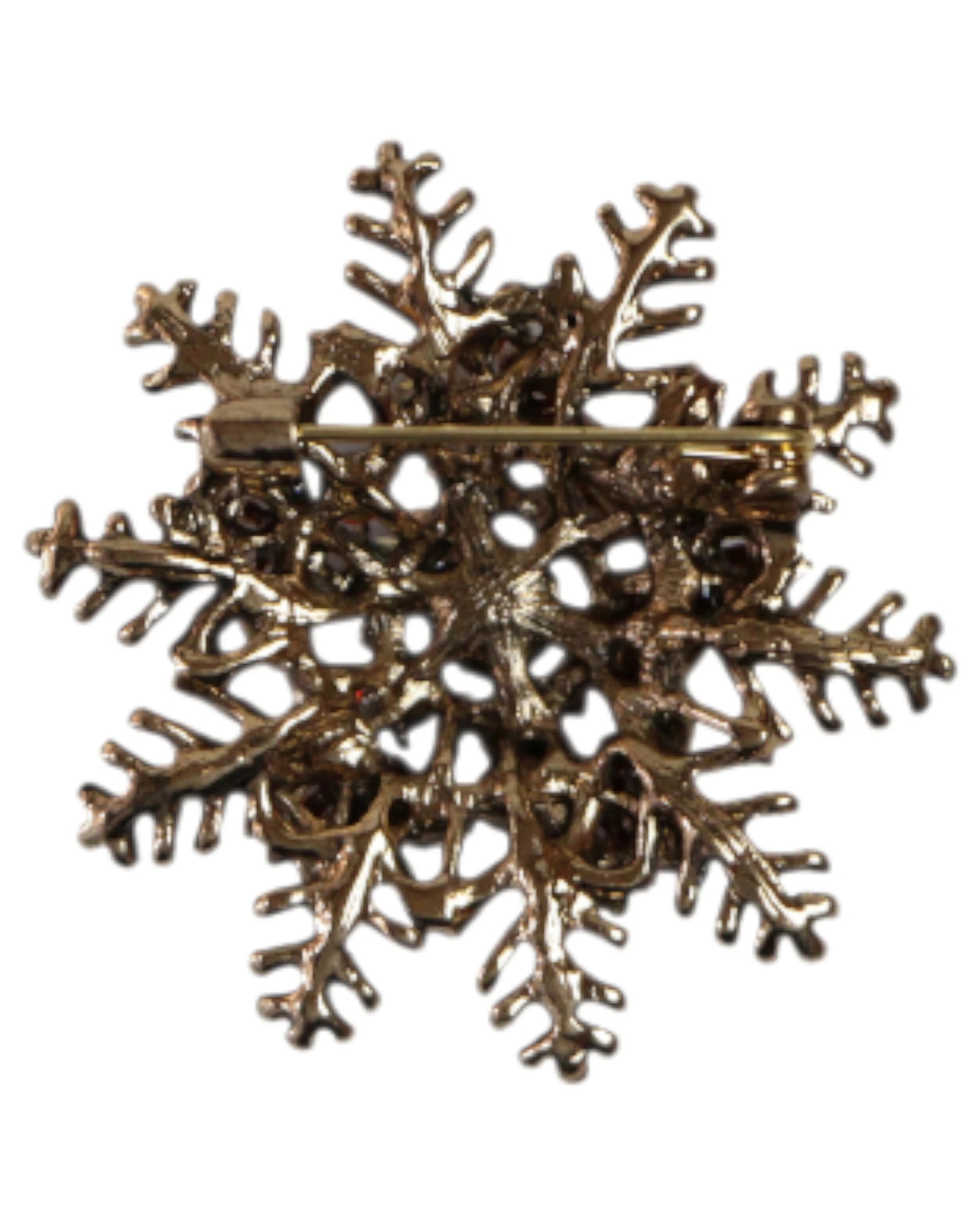 3 Zasel Christmas Snowflake Brooch Blazer Shirt Pin - Multi, 3 of 3