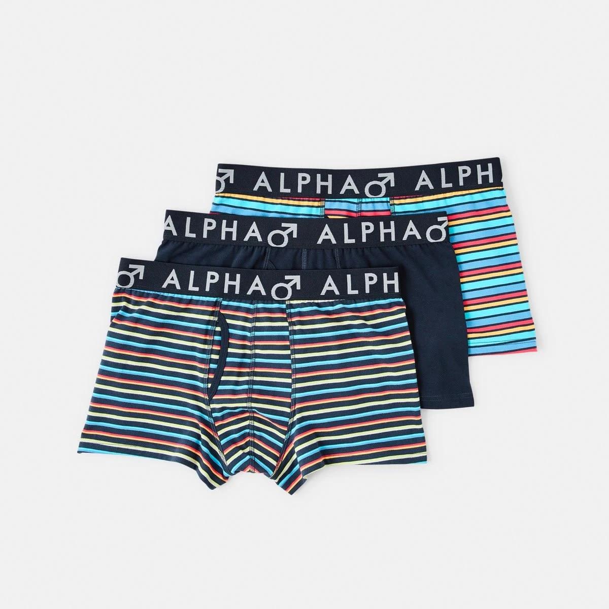 1 3 Pack Fly Front Stripe Trunks SPECTRUM STRIPE, 1 of 8