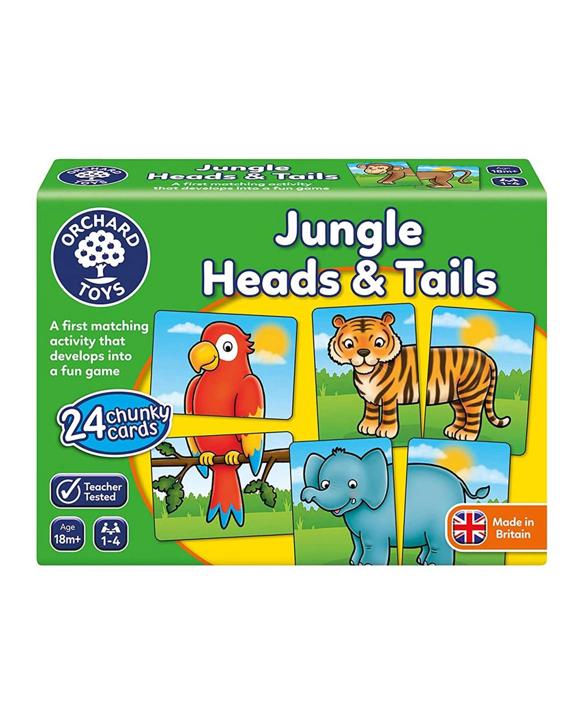 Orchard Toys Jungle Heads and Tails Tile Game
