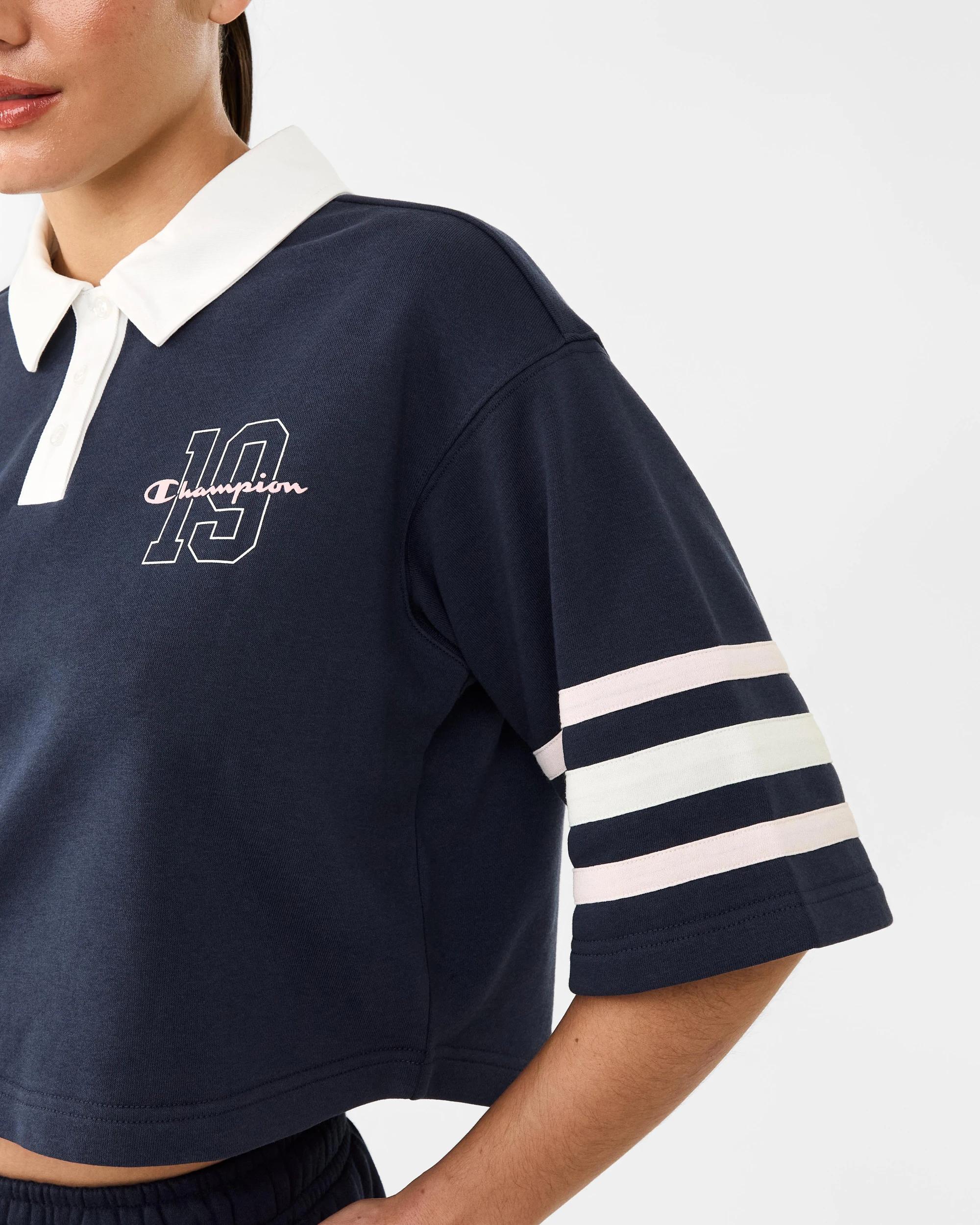 8 Champion Varsity Womens Polo Navy, 8 of 8