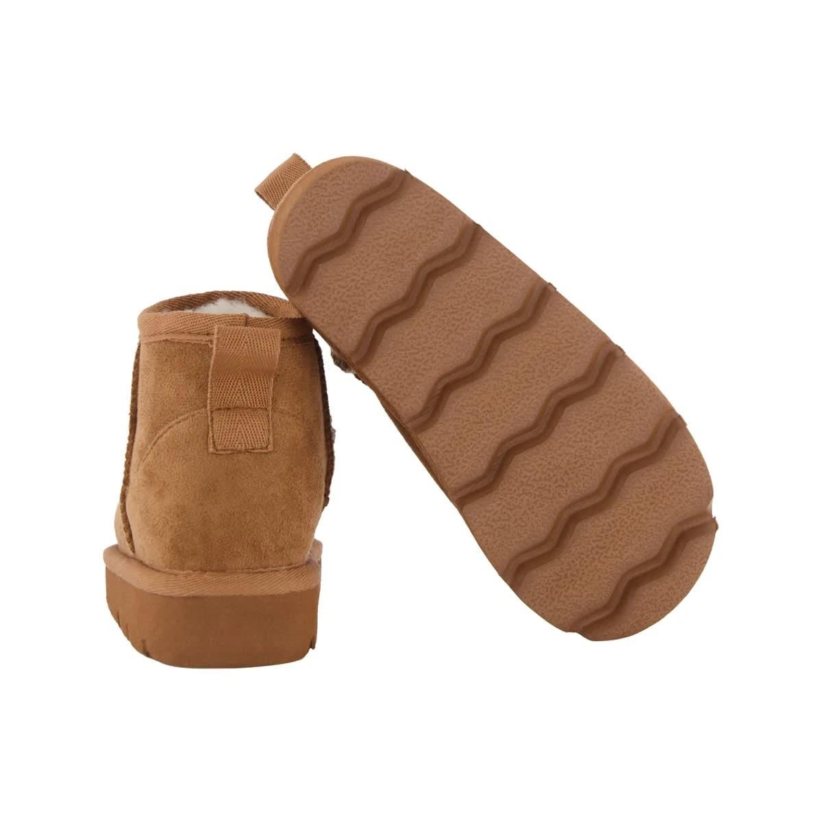4 Junior Slipper Boots Chestnut, 4 of 5
