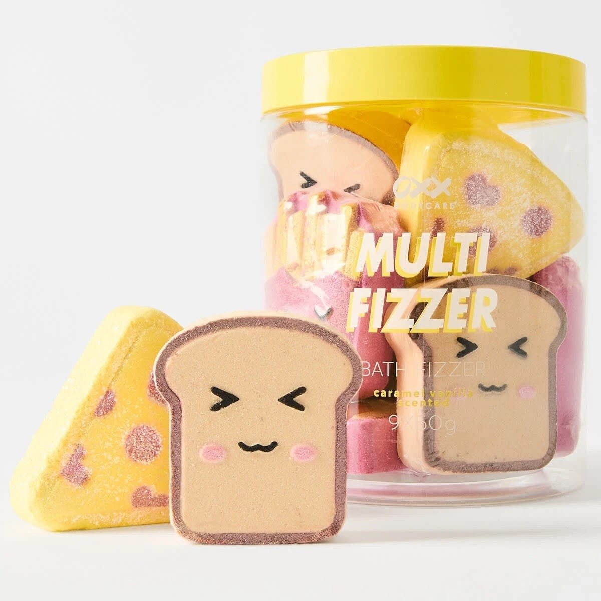 5 OXX Bodycare 9 Piece Multi Bath Fizzers - Caramel Vanilla Scented, 5 of 5
