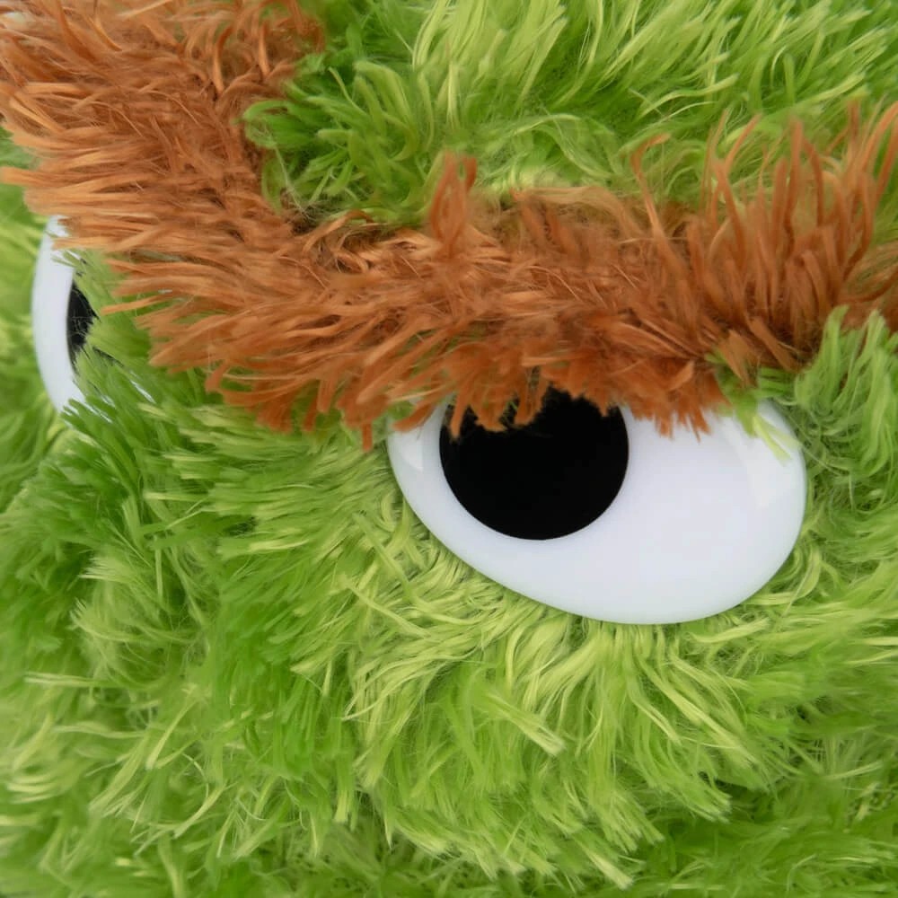 5 Sesame Street - Oscar the Grouch - Kids Soft Toy, 1 year+ - Green, 5 of 5