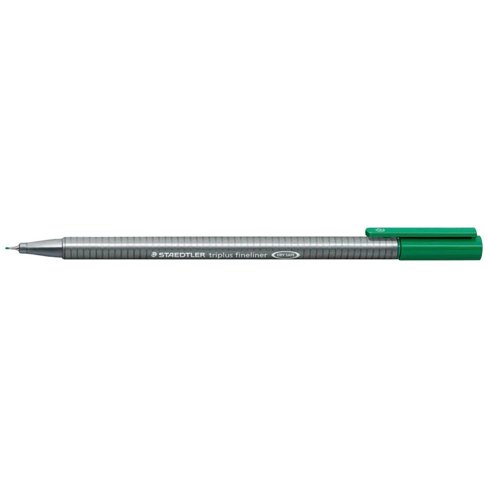 1 Staedtler Triplus 0.3mm Fineliner Green, 1 of 6