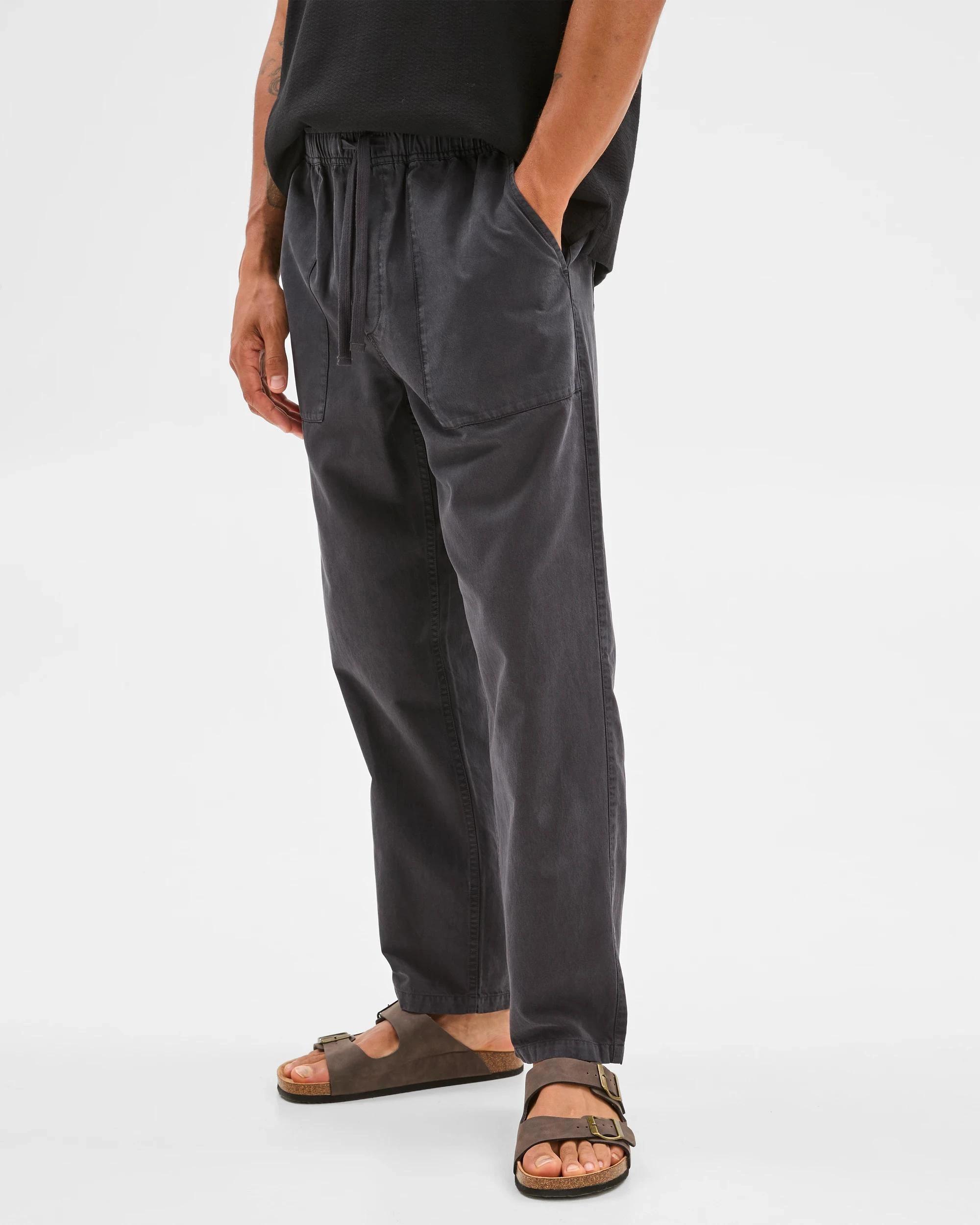 4 Target Australian Cotton Blend Beach Pants BLACK, 4 of 6