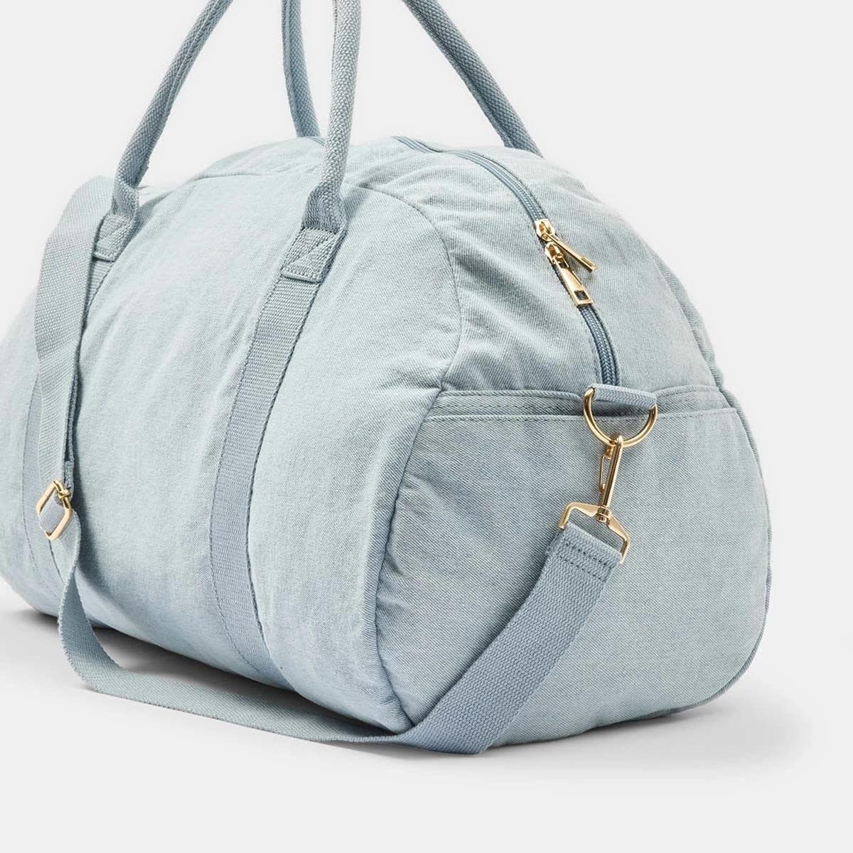 3 Casual Weekender Bag Chambray, 3 of 5
