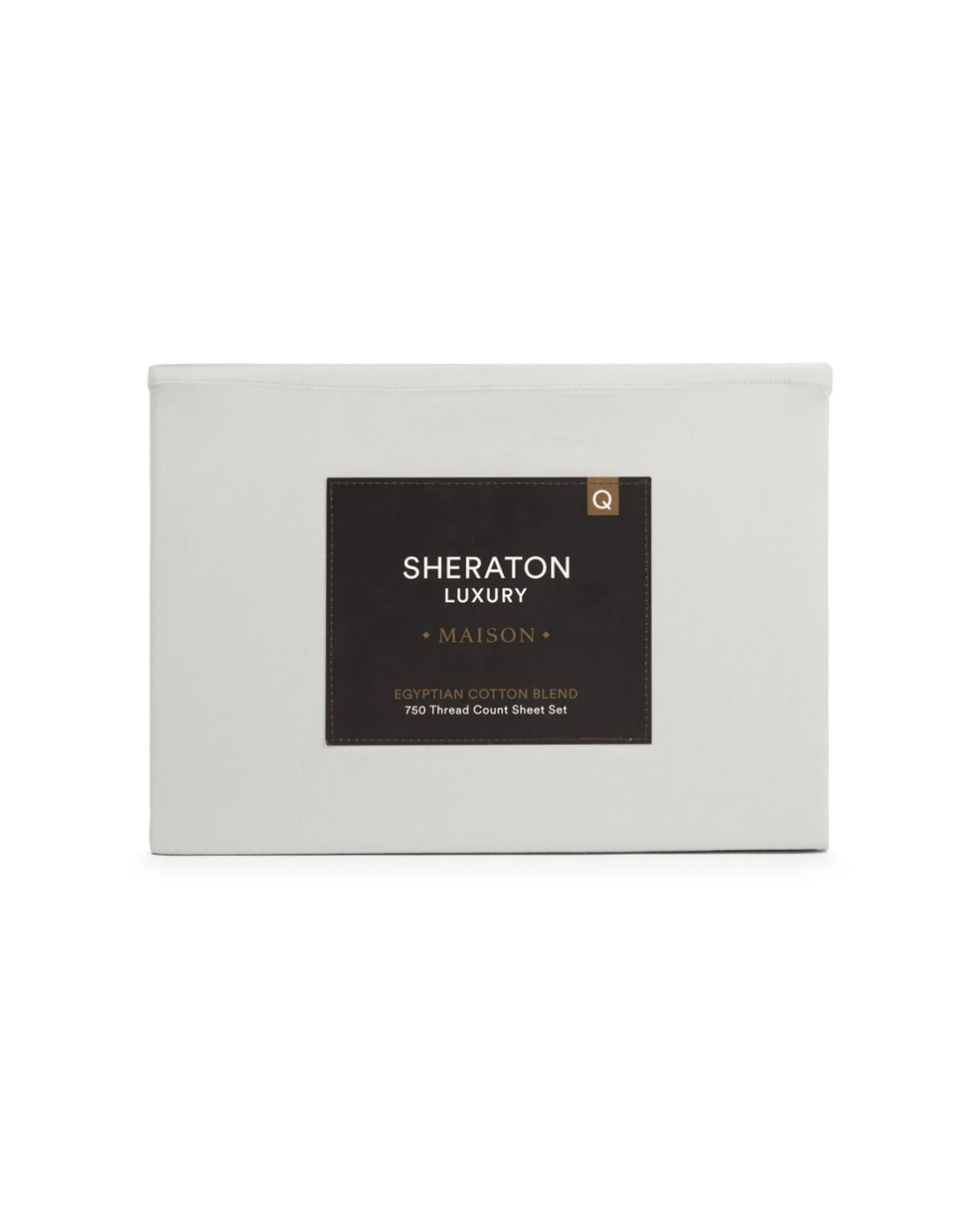 3 Sheraton Luxury Egyptian Cotton Rich Bed Bedding Sheet Set - King Bed - Silver, 3 of 3