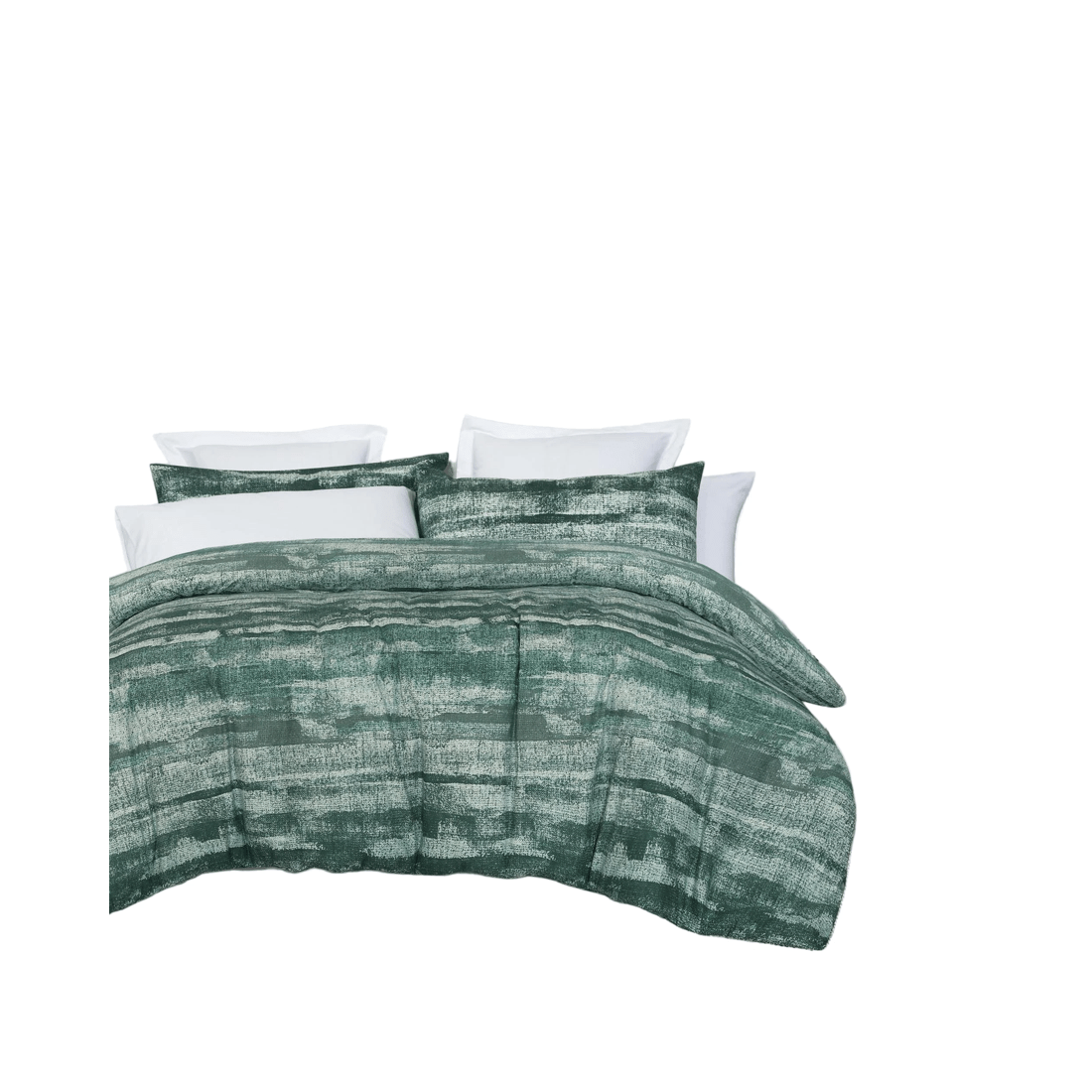 1 Amsons Eden Sage Pure Cotton Quilt Cover Set - King - Green, 1 of 3