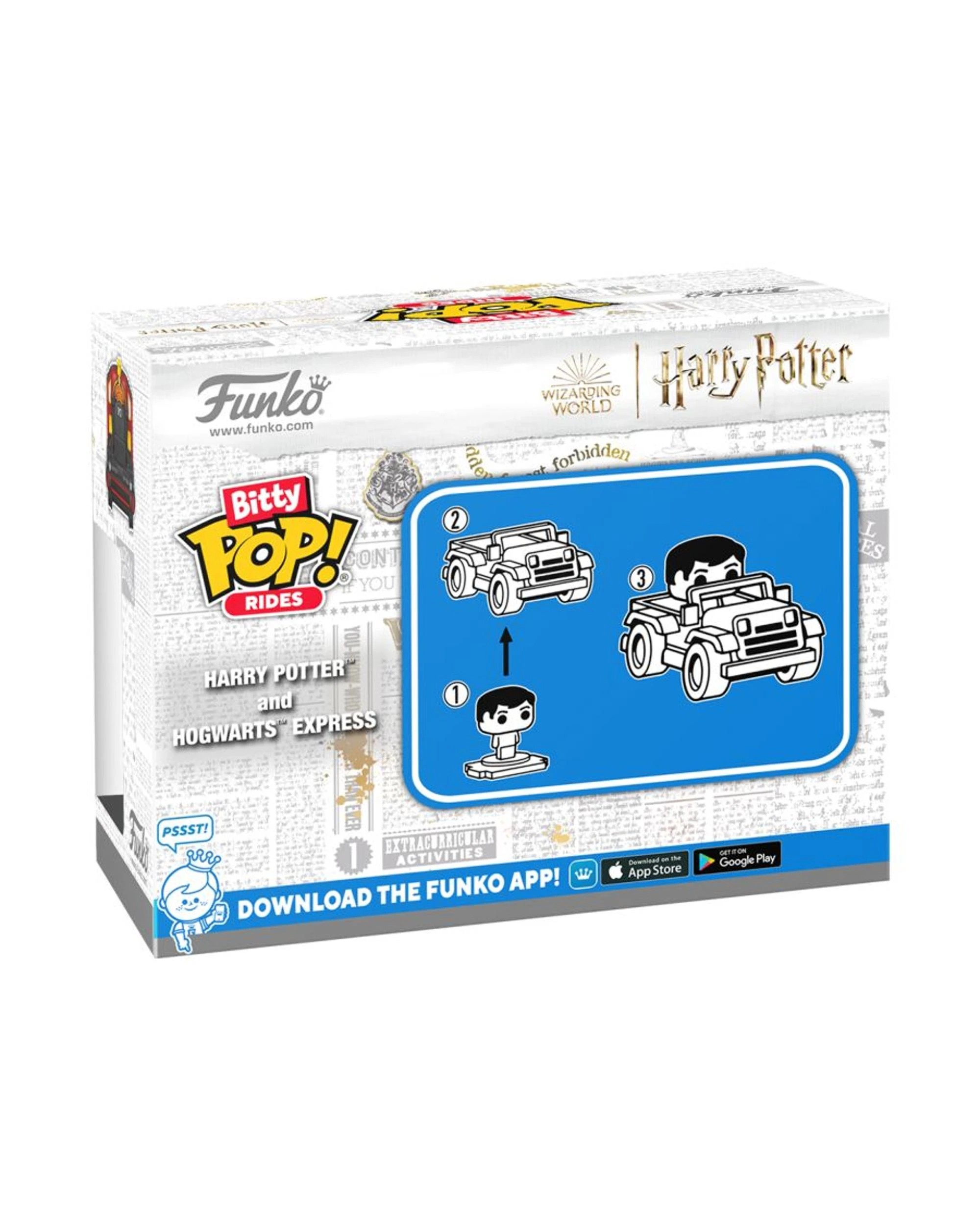 5 Harry Potter Harry with Train Bitty Ride Funko POP! Vinyl, 5 of 6