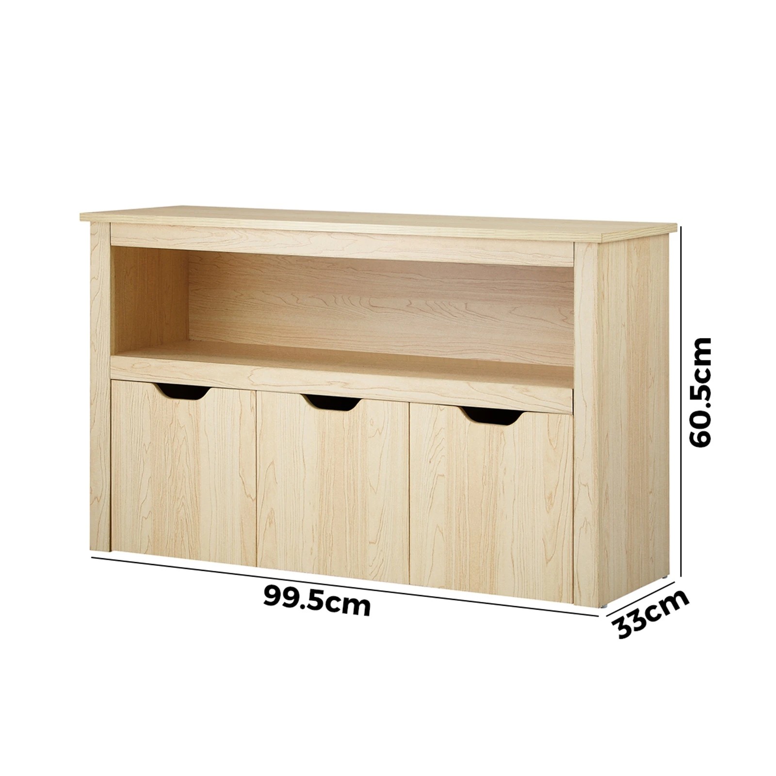 7 Oikiture Kids Toy Storage Cabinet Bookshelf With Portable Storage Box
 - Natural, 7 of 9