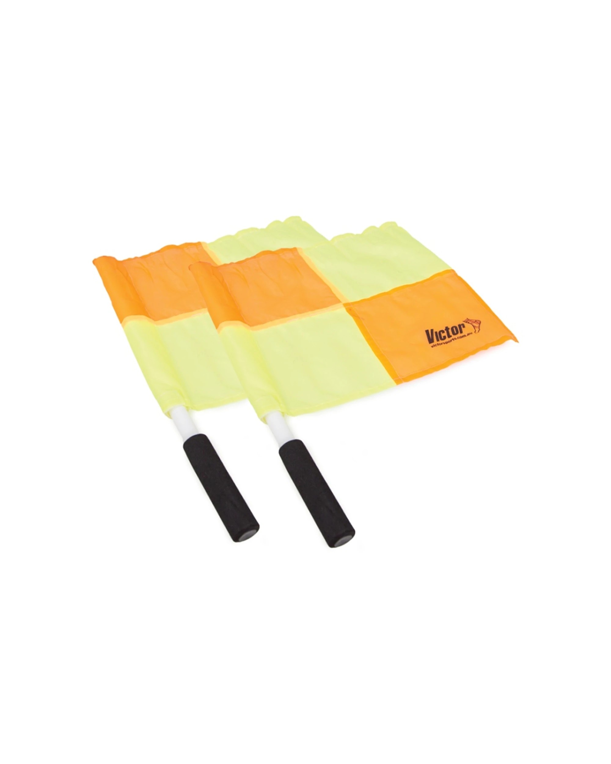 1 Victor Sports 2pc Soccer Linesman Flags Pair Plastic Grip - Multi, 1 of 4