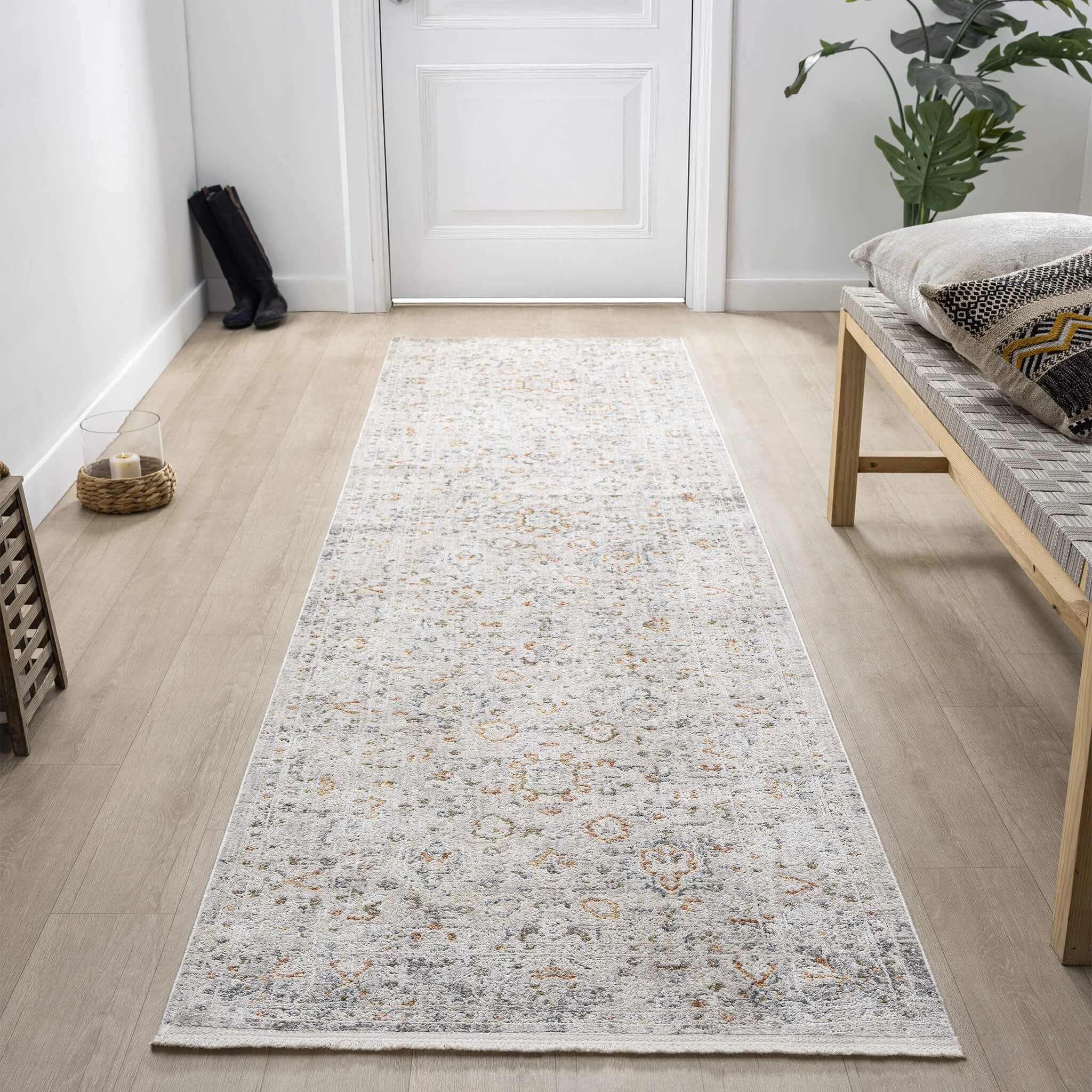 2 La Grace Home Adelia Premium Runner - 80x150cm - Ivory, 2 of 10