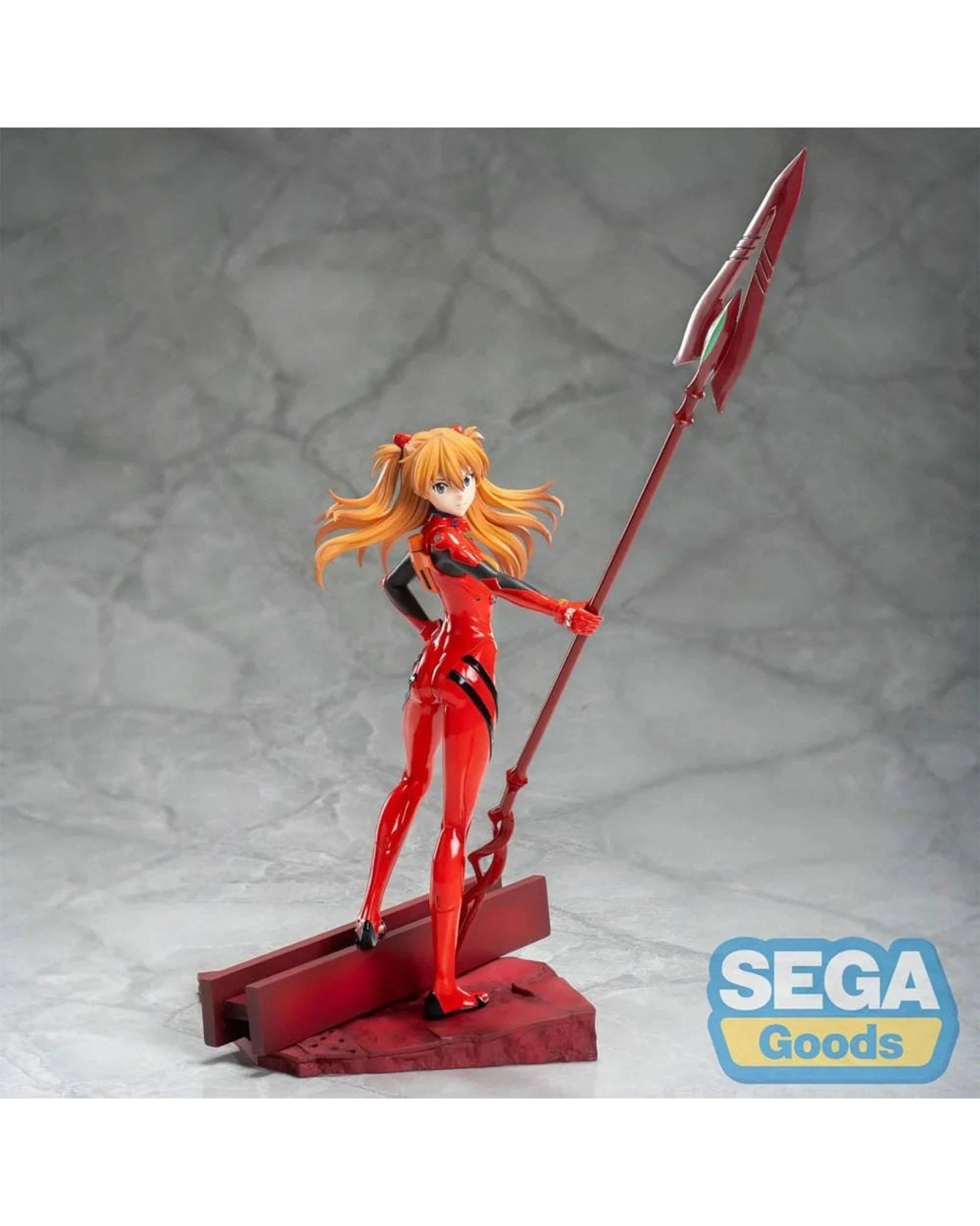 2 SEGA Luminasta Rebuild of Evangelion Asuka Shikinami Langley x Spear of Cassius Figure, 2 of 7