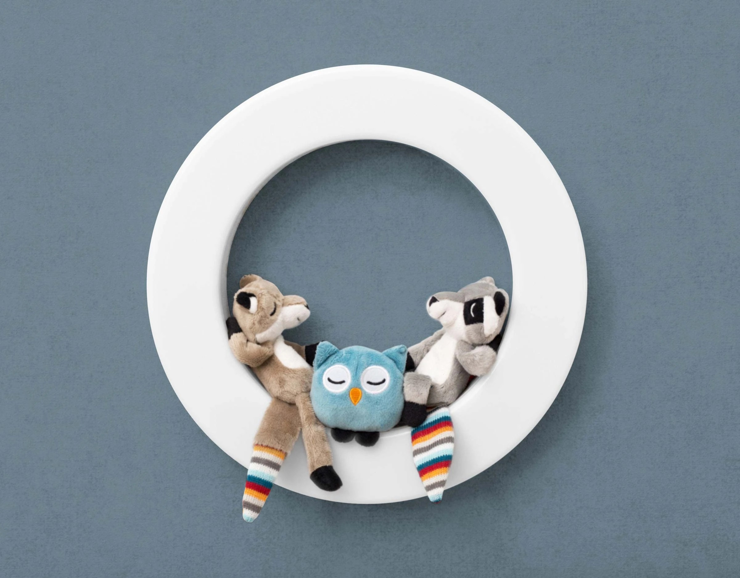 2 ZAZU Nightlight - Wall Light With 3 Soft Toys, 2 of 5