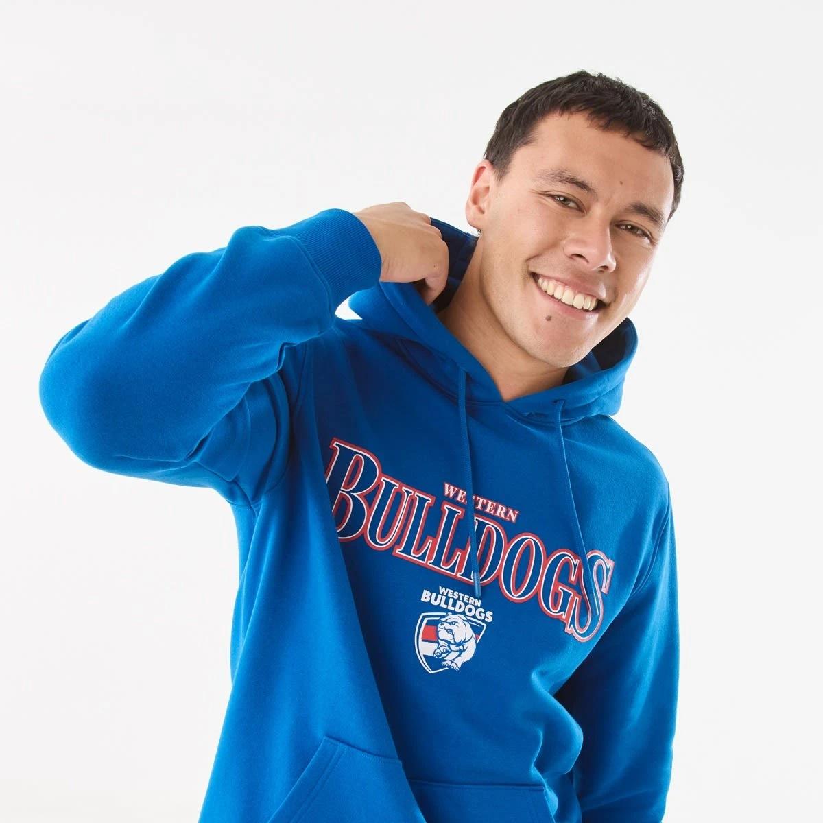 4 Official AFL Adult Hoodie Bulldogs, 4 of 7