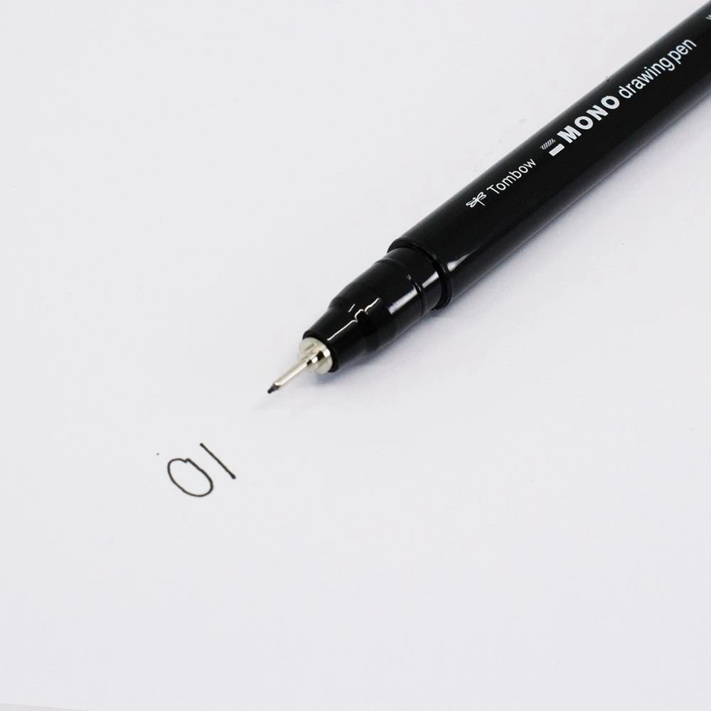 3 Tombow Mono Drawing Pen Black 0.1mm, 3 of 3
