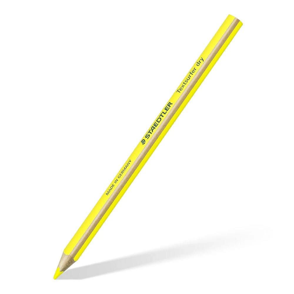 4 Staedtler Textsurfer Dry Highlighter Pencil Yellow, 4 of 8