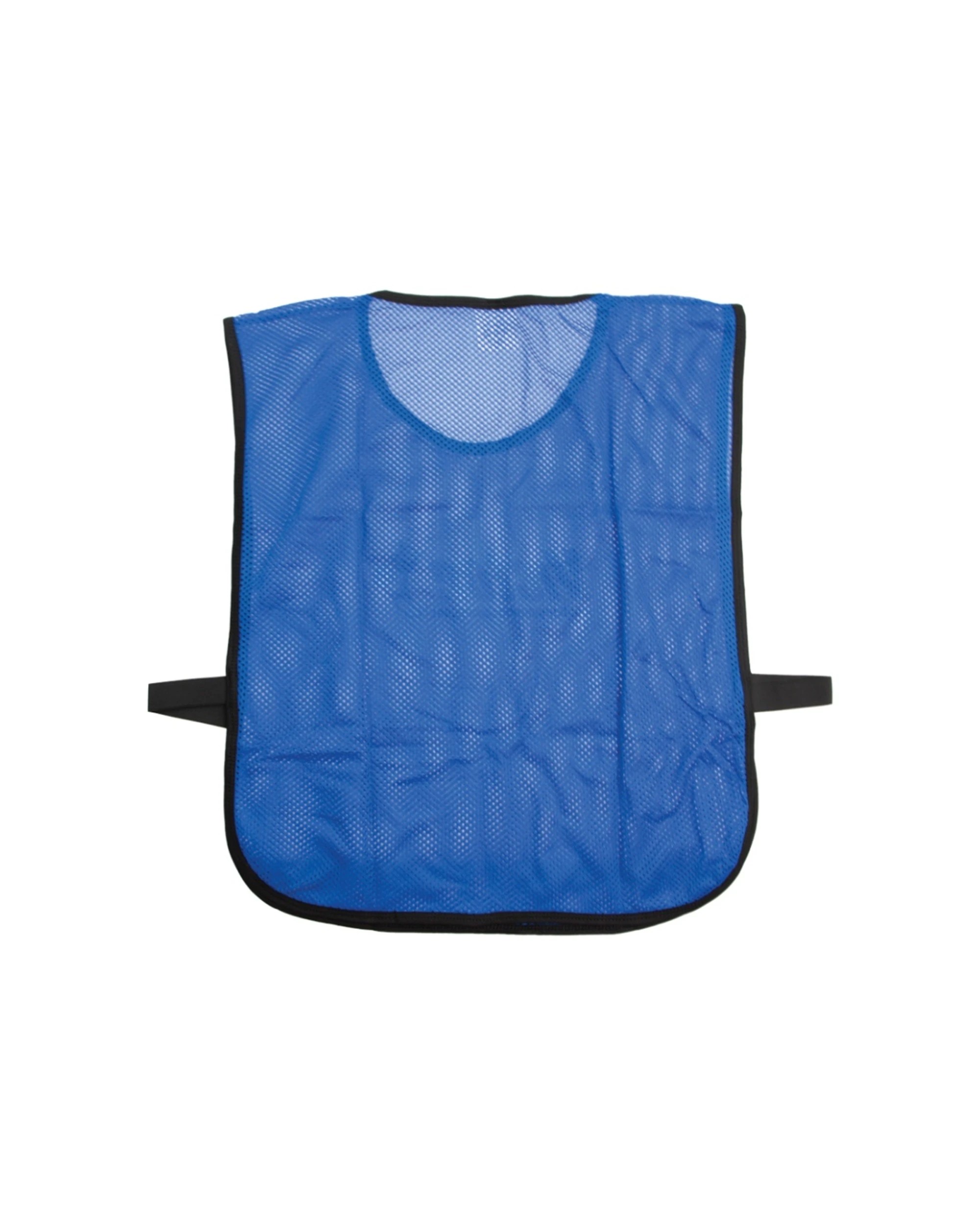 2 Victor Sports Lightweight Fitness Training Mesh Tab Bibs Polyester Large - Blue, 2 of 2