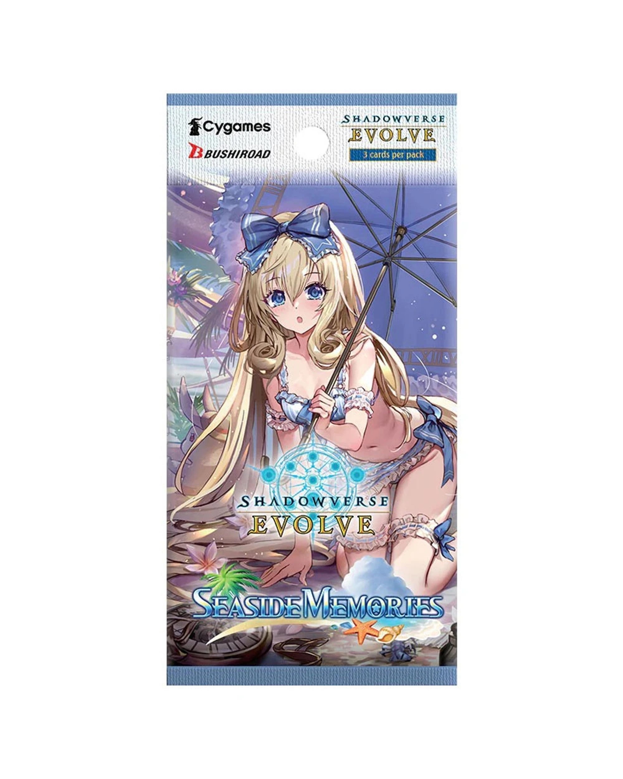 1 Shadowverse Evolve Seaside Memories Special Set SP01 Booster Pack, 1 of 1