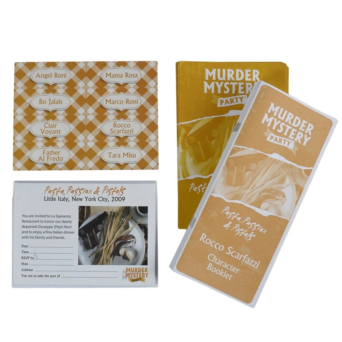 6 Murder Mystery Party Game - Assorted, 6 of 7