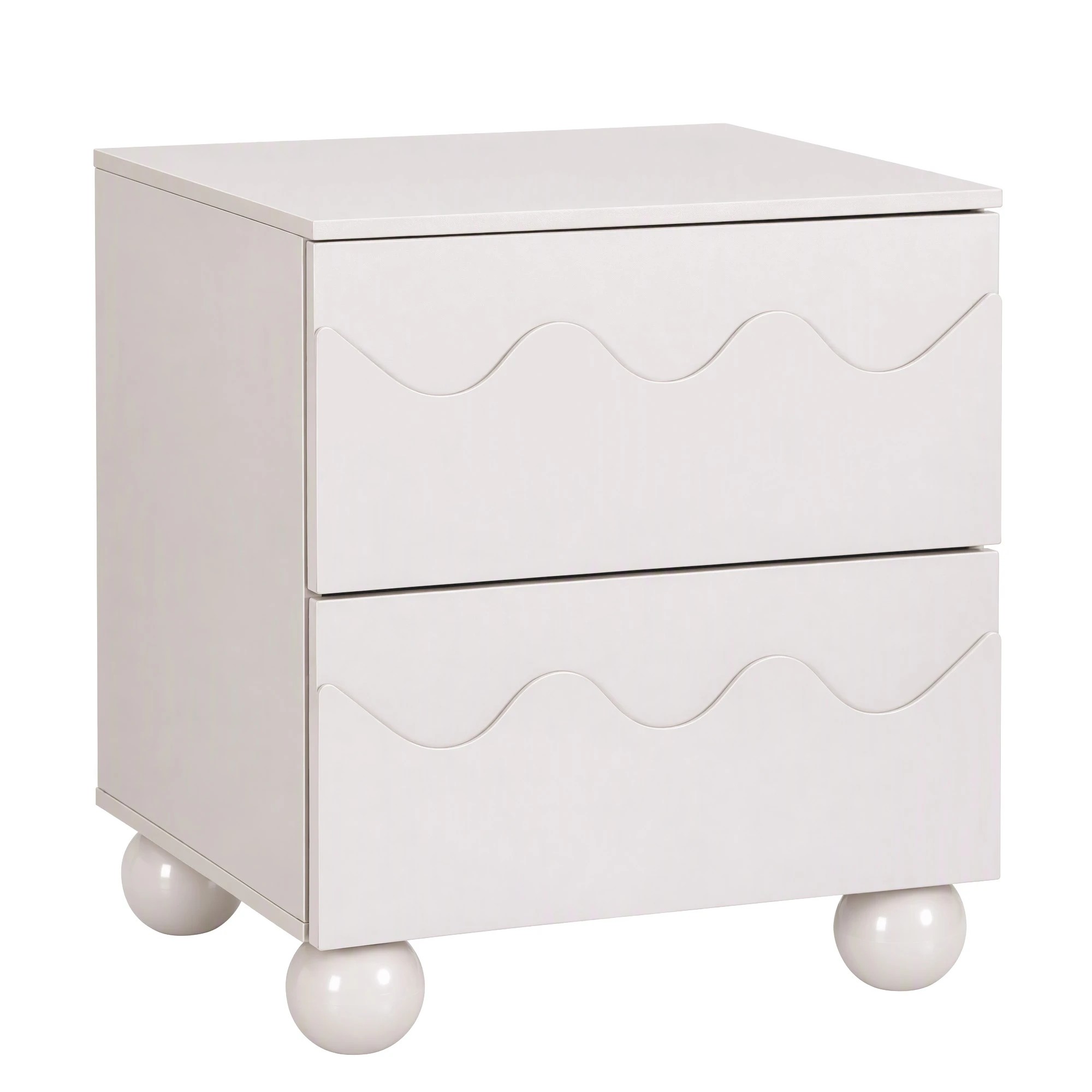 Artiss Bedside Table Nightstand 2 Drawers Storage Side Cabinet ...