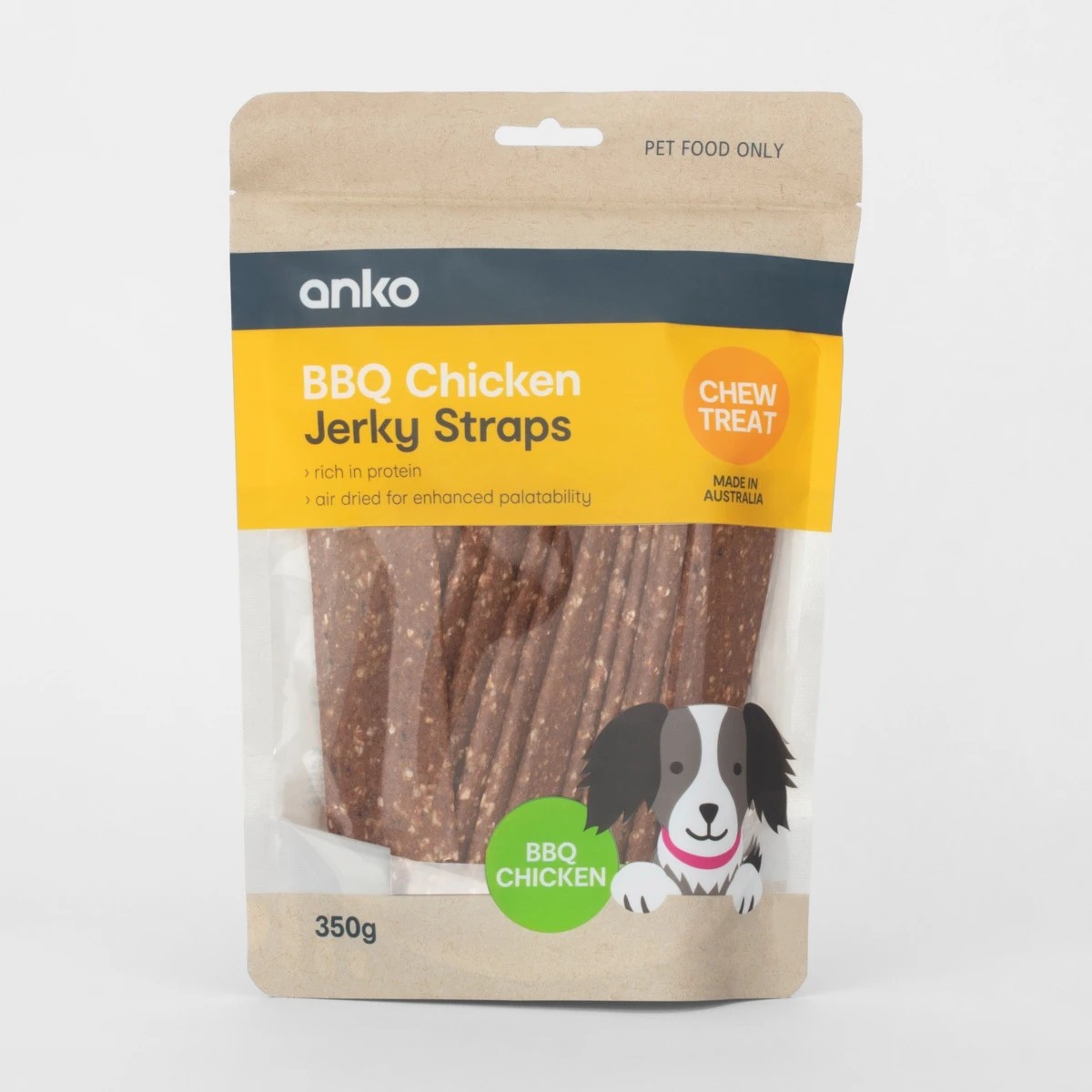 1 Pet Treat Jerky Straps BBQ Chicken, 1 of 3