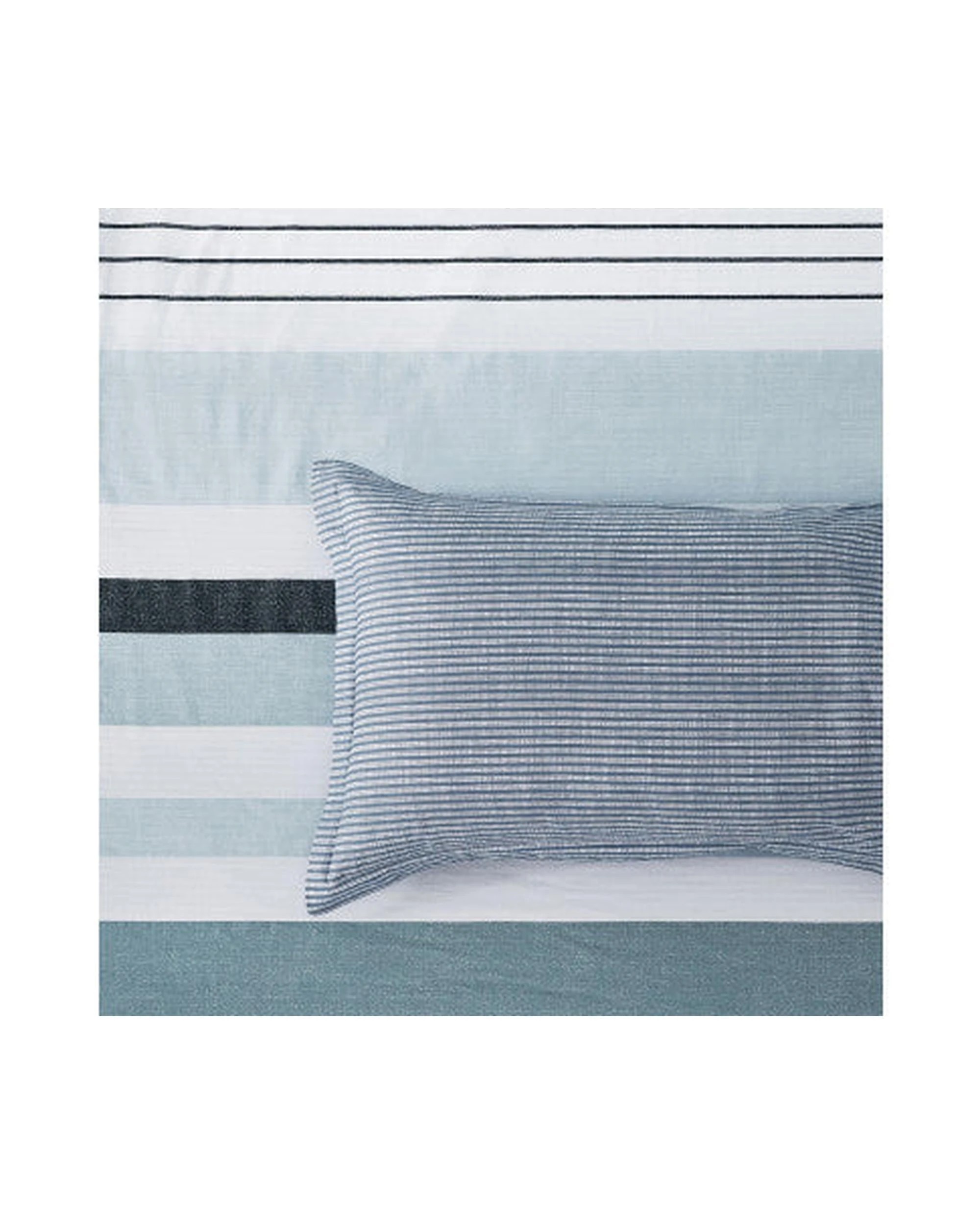 6 Gioia Casa Printed Cotton Reversible Quilt Cover Set - Queen Bed - Nathan, 6 of 6