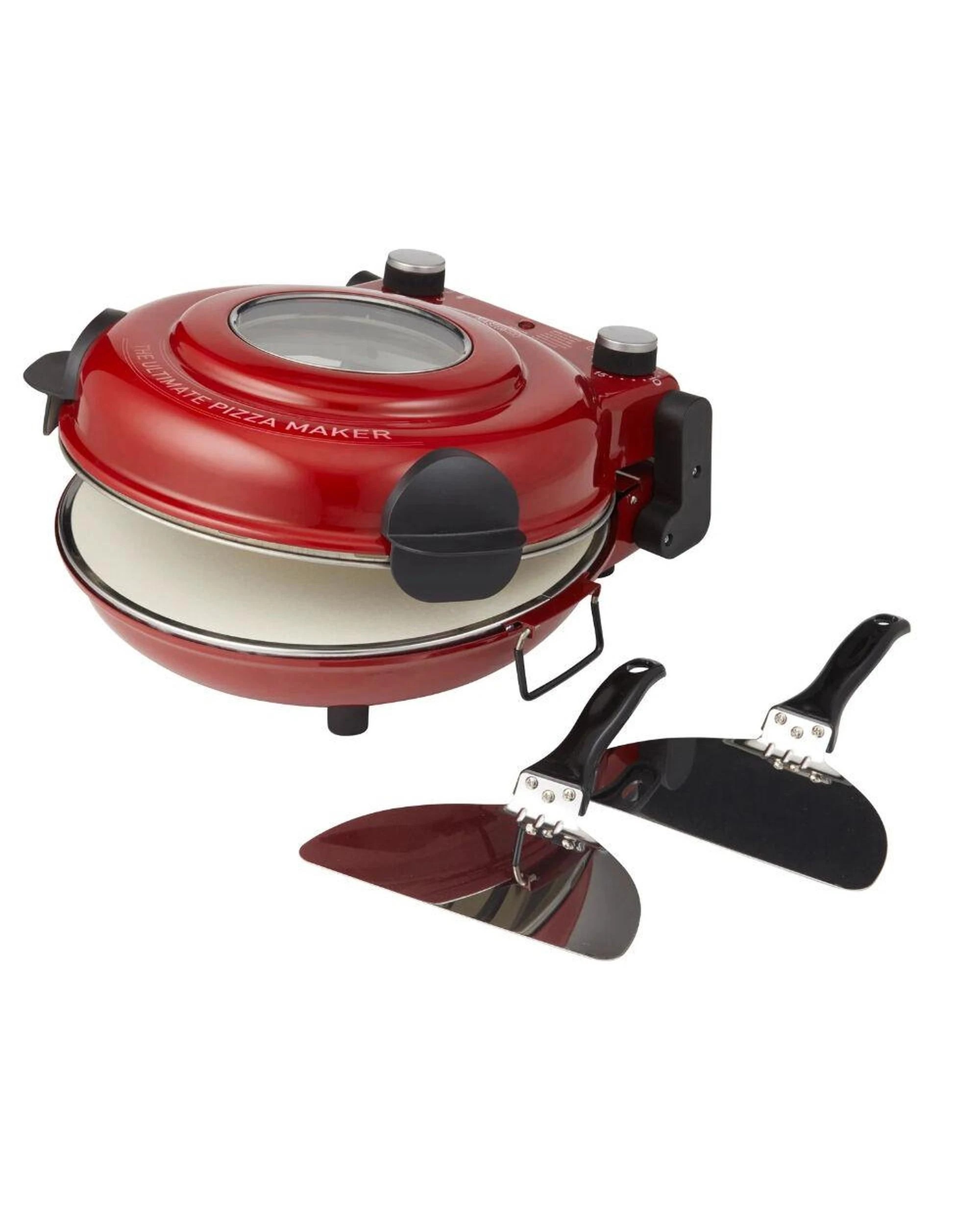 1 MasterPro The Ultimate Pizza Oven With Window - Red, 1 of 4